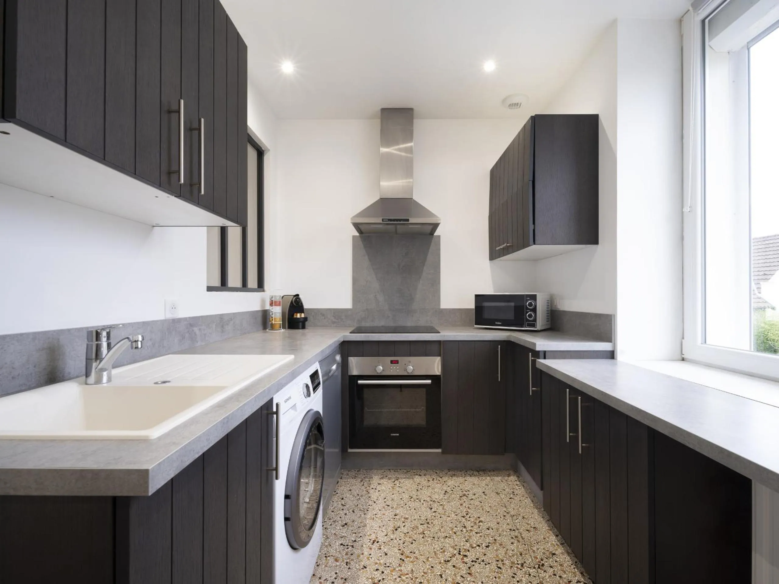 Kitchen or kitchenette in Residence Louis Quartier Des Lilas