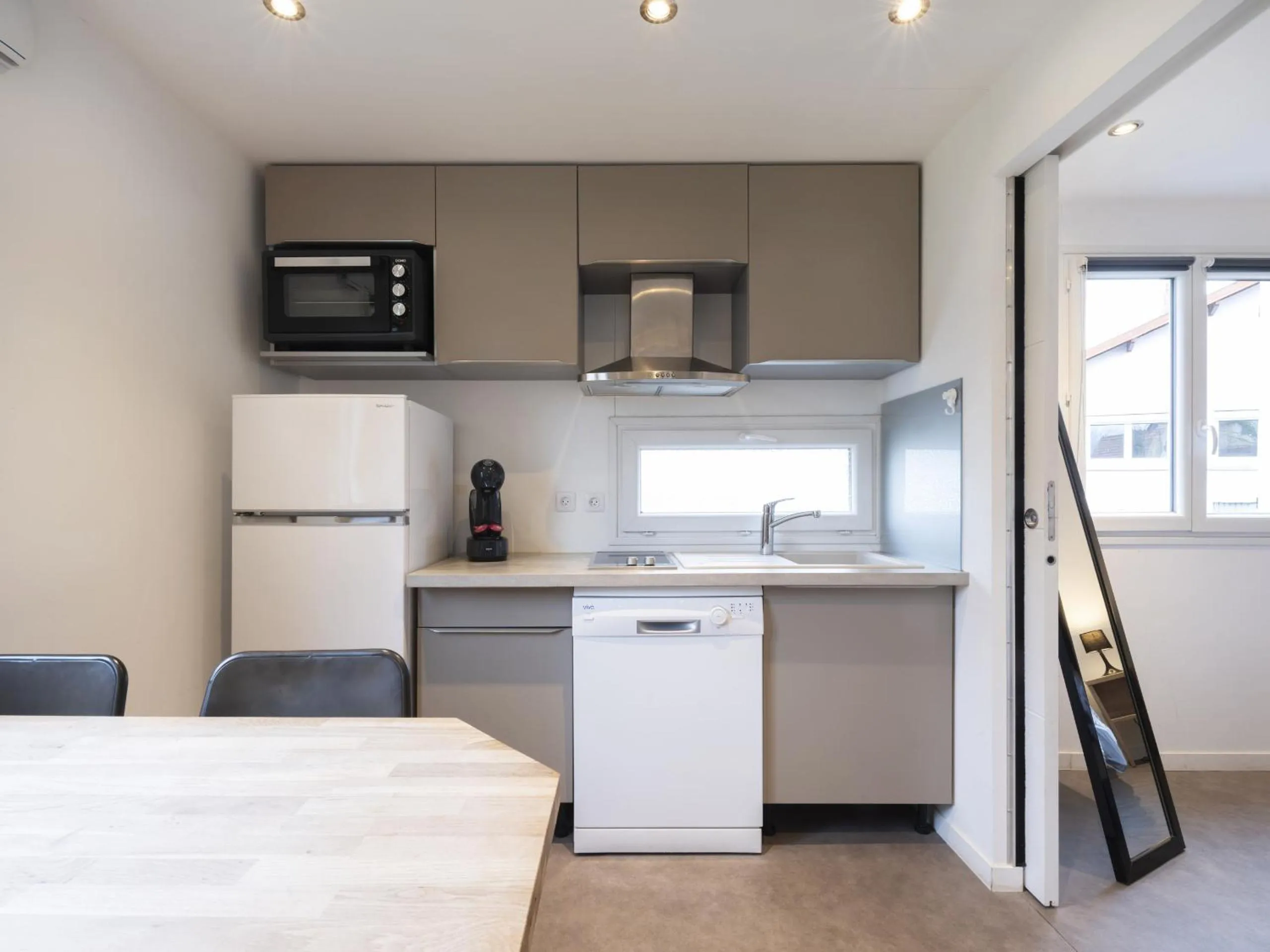 Kitchen or kitchenette in Residence Louis Quartier Des Lilas