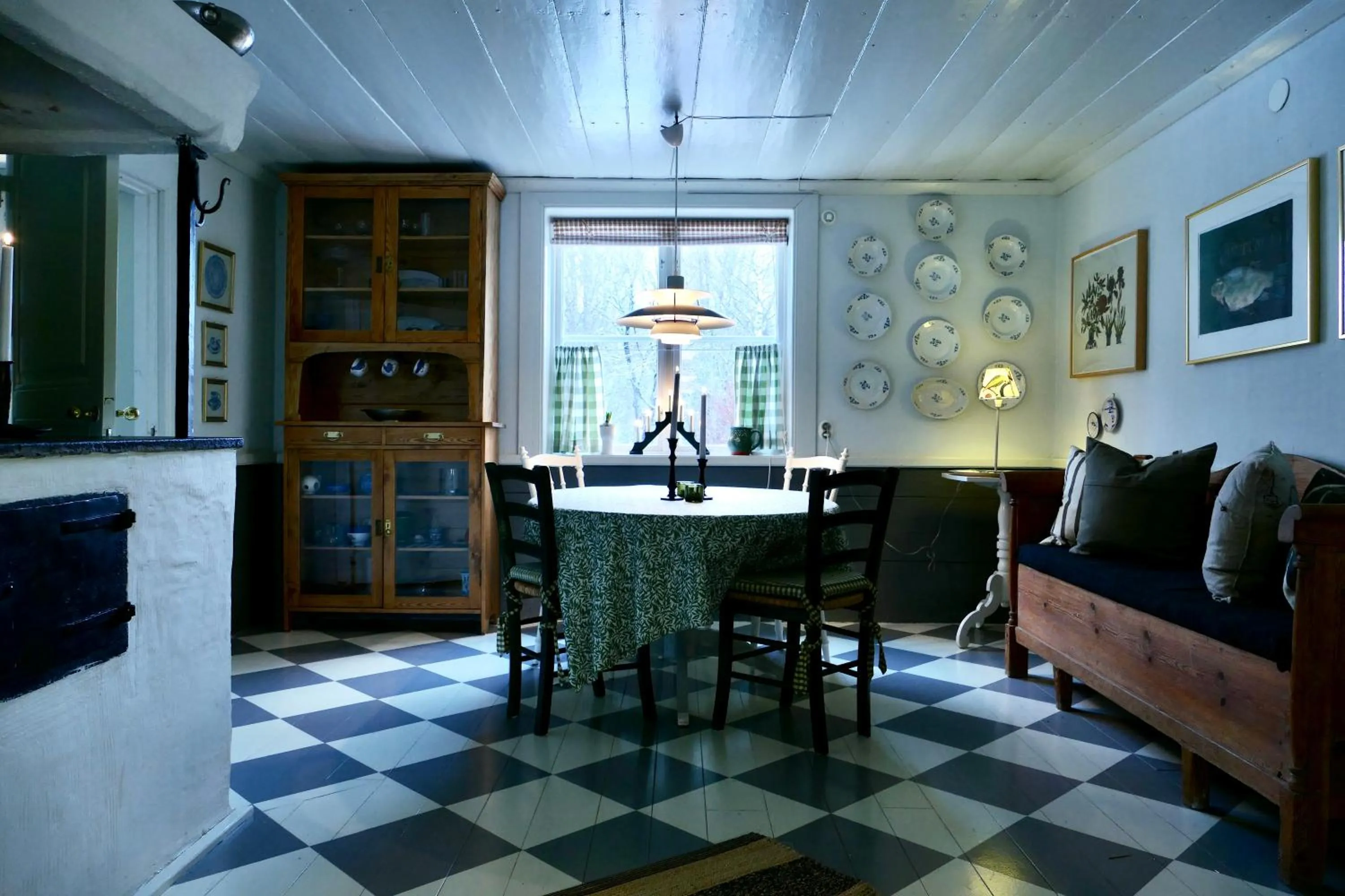 Seating area in Sundets Gård - Bed & Breakfast