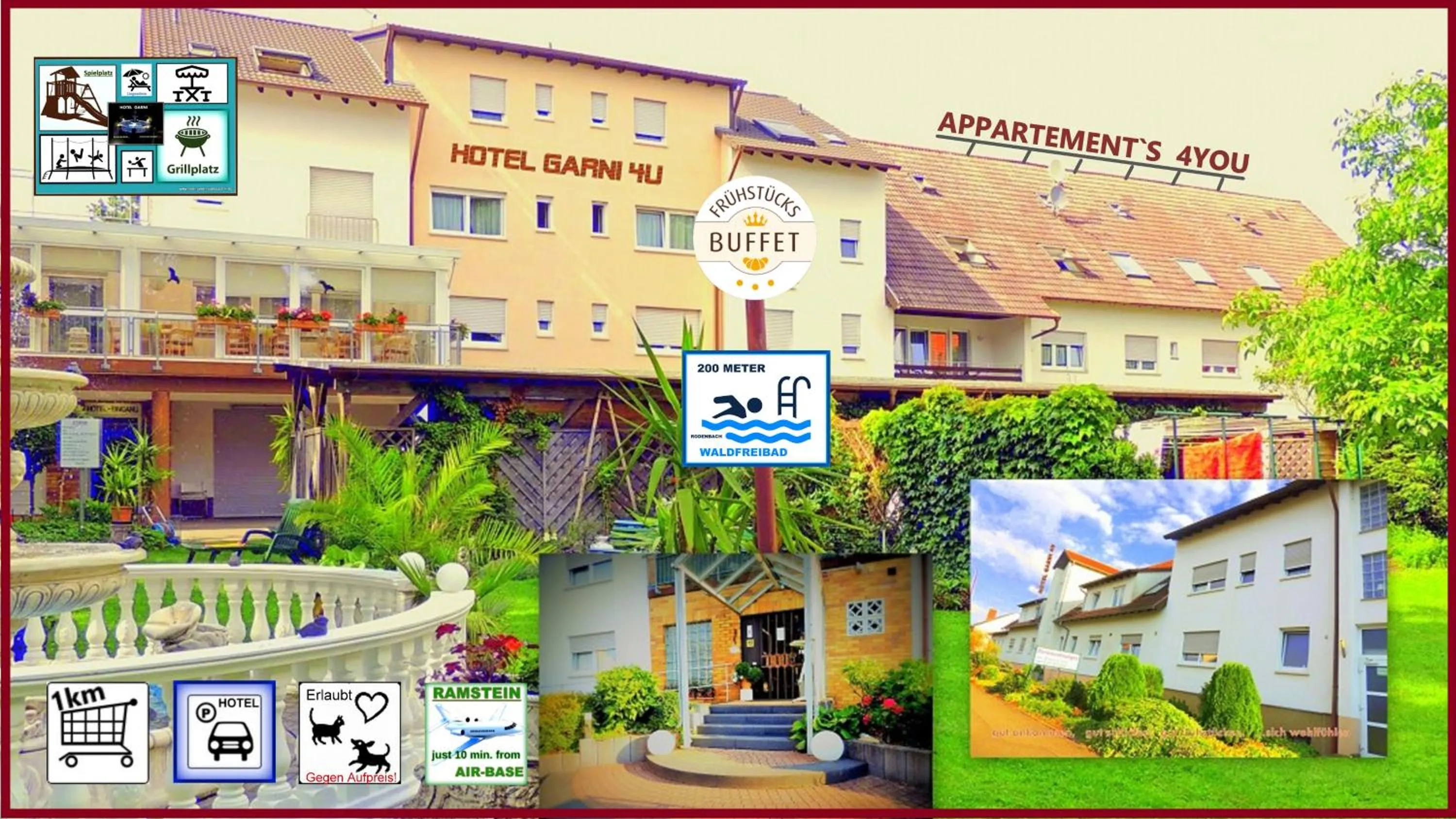 Property building in Appartements 4U Rodenbach