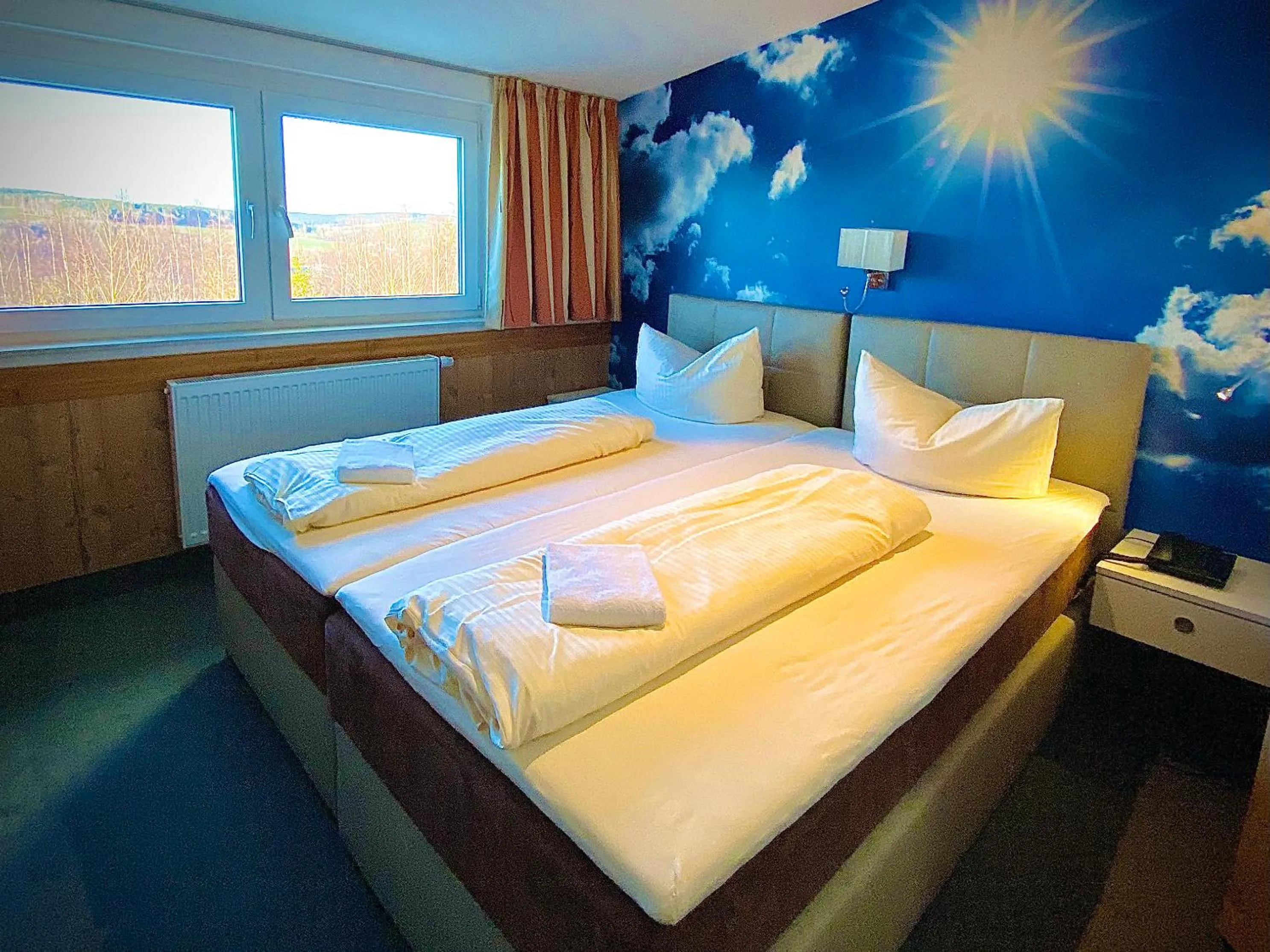 Bed in Meister BÄR HOTEL Frankenwald