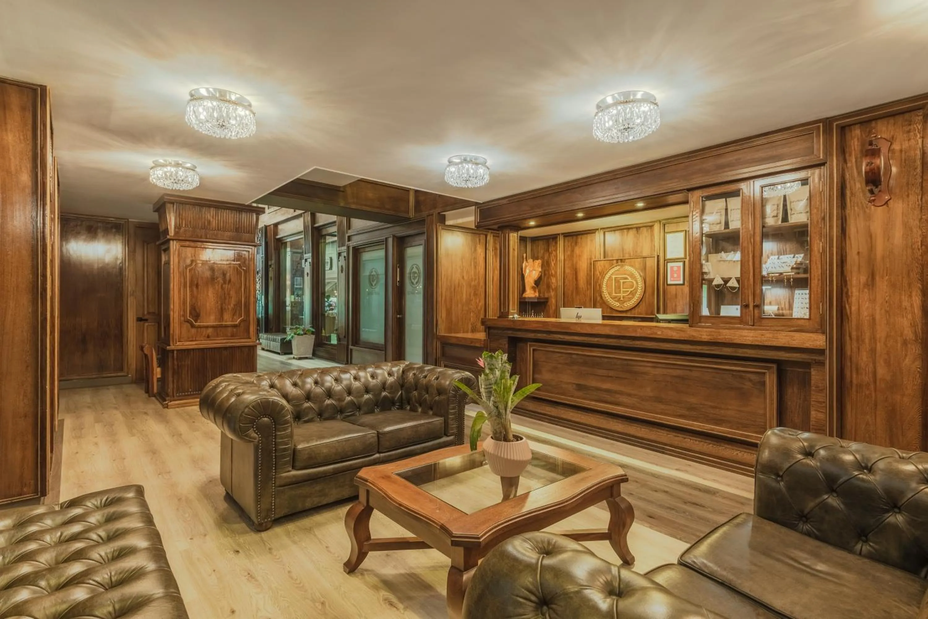 Lobby or reception in Hotel Du Parc