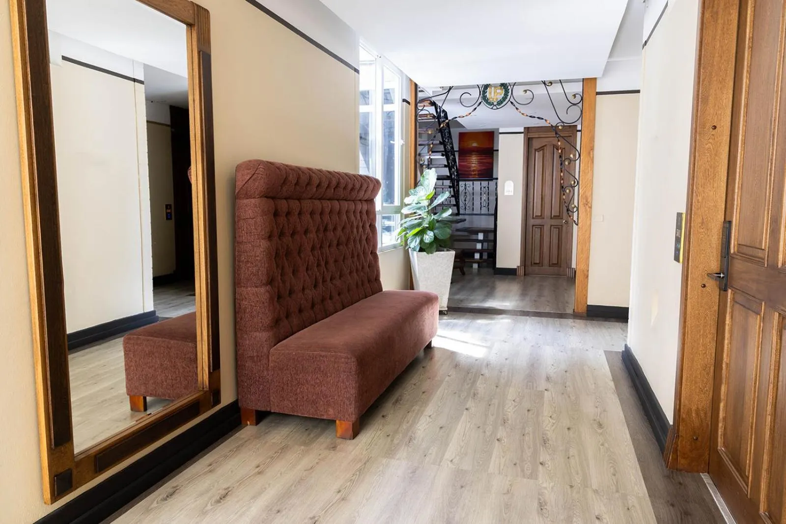 Seating area in Hotel Du Parc