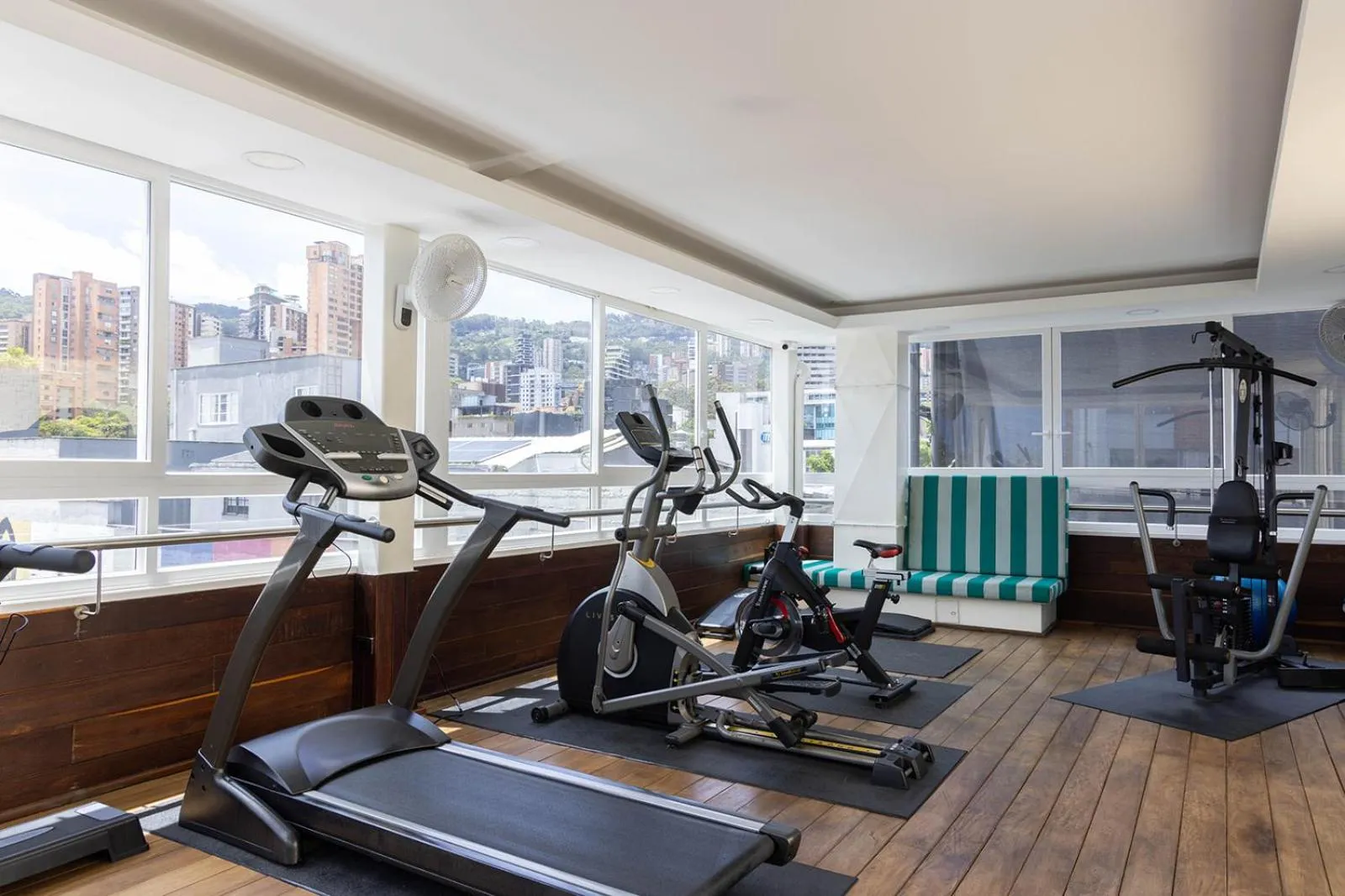Fitness centre/facilities in Hotel Du Parc