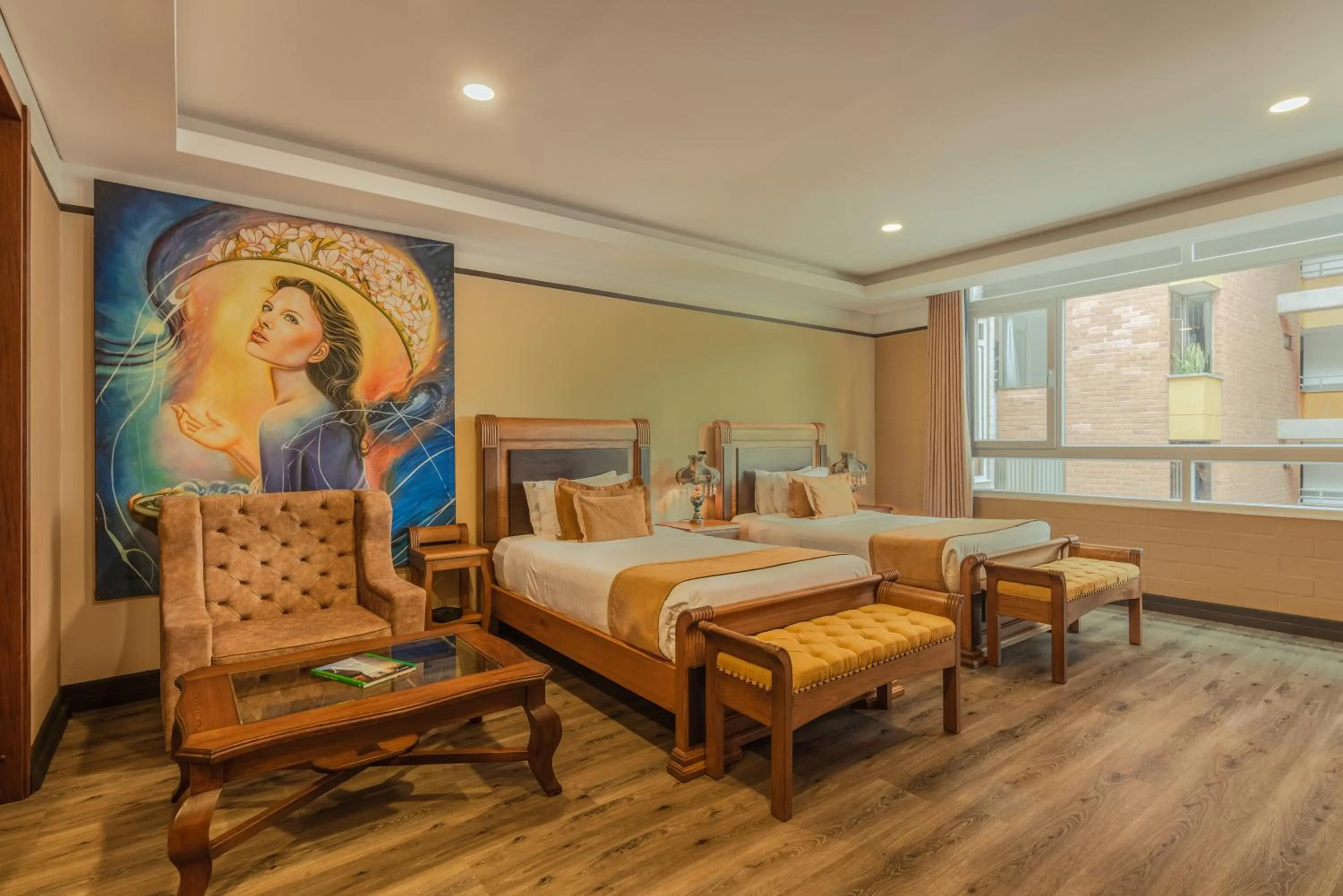 Photo of the whole room, Bed in Hotel Du Parc