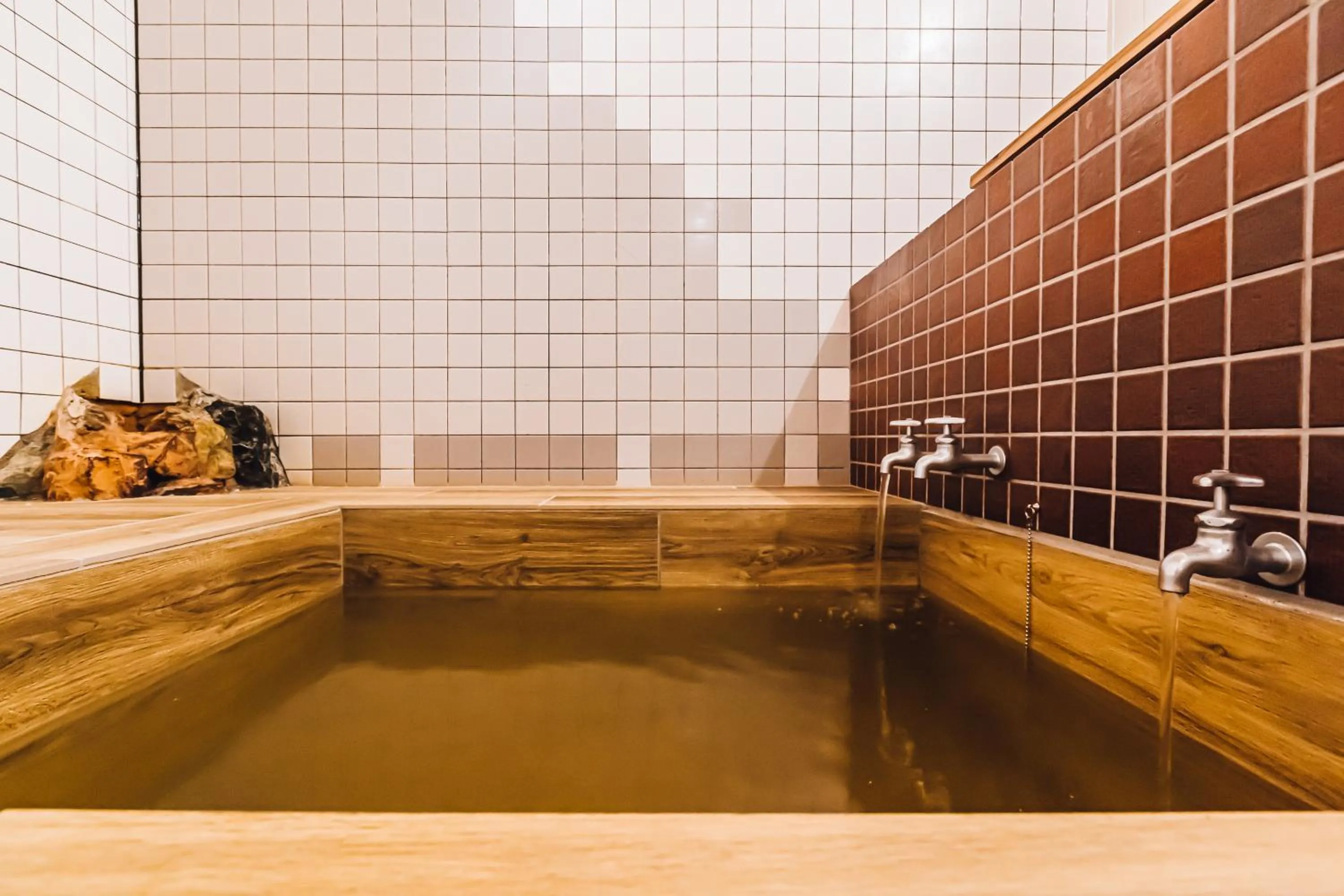 Bath in Yamahana Onsen Tonden Japanese Inn