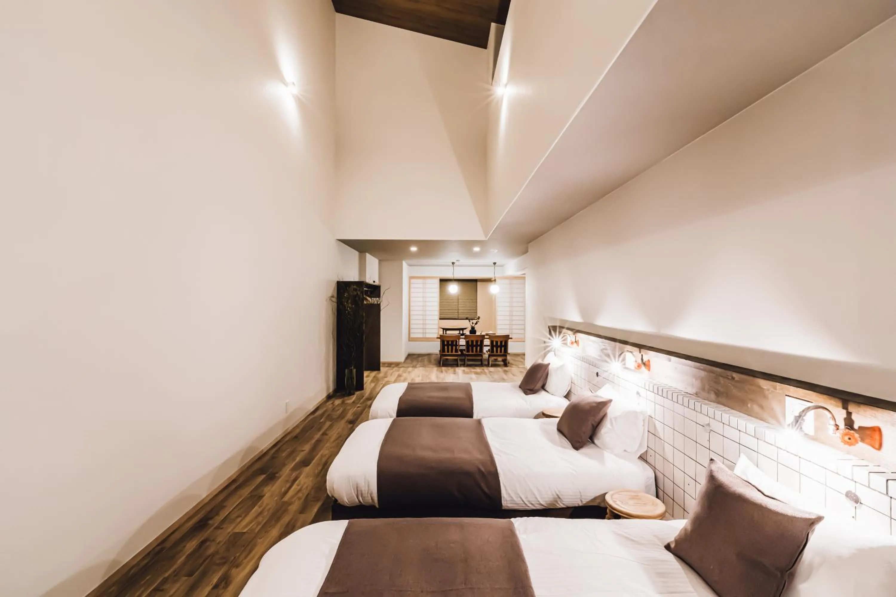 Bedroom, Bed in Yamahana Onsen Tonden Japanese Inn