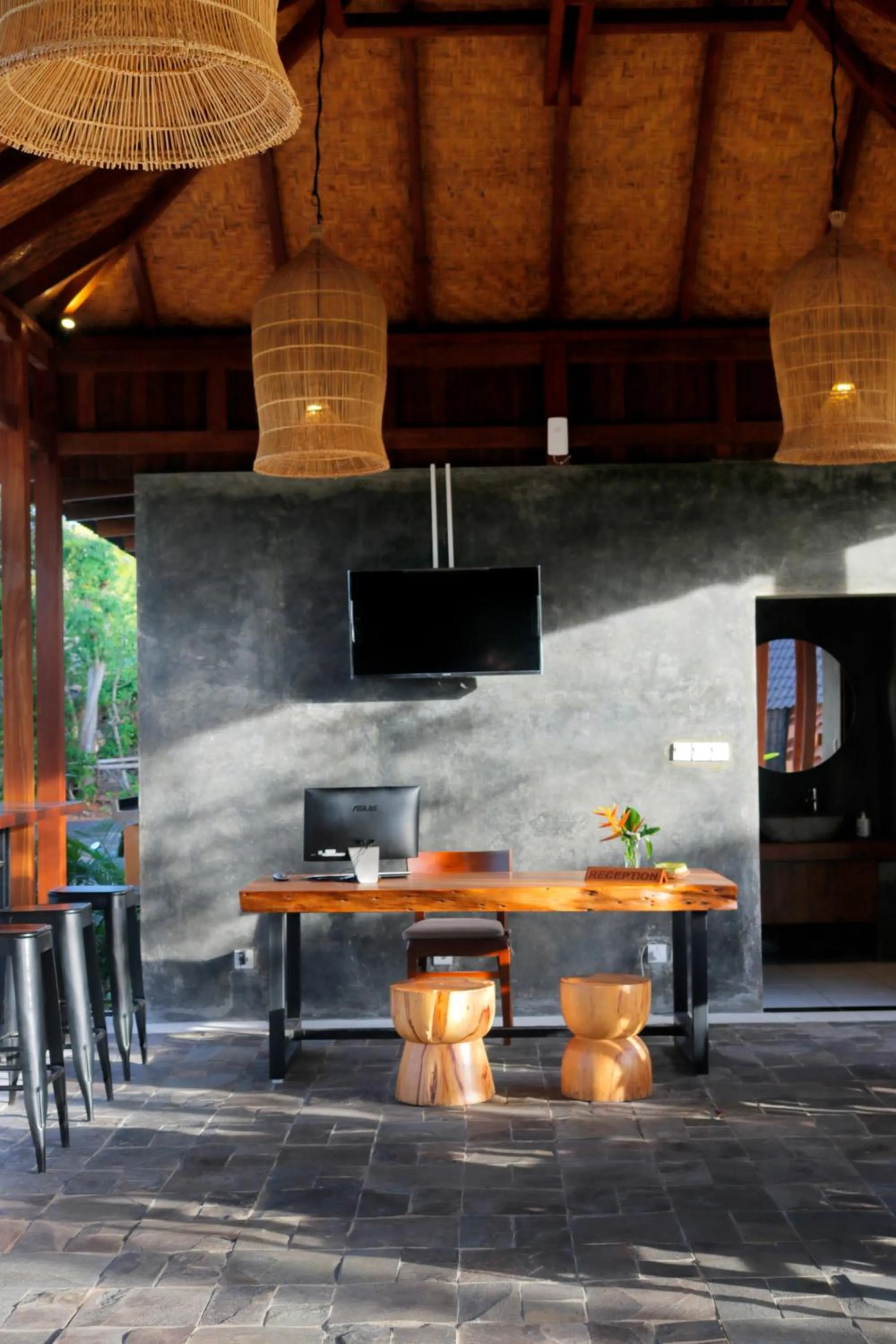 Lounge or bar in Bingin Lodge Uluwatu