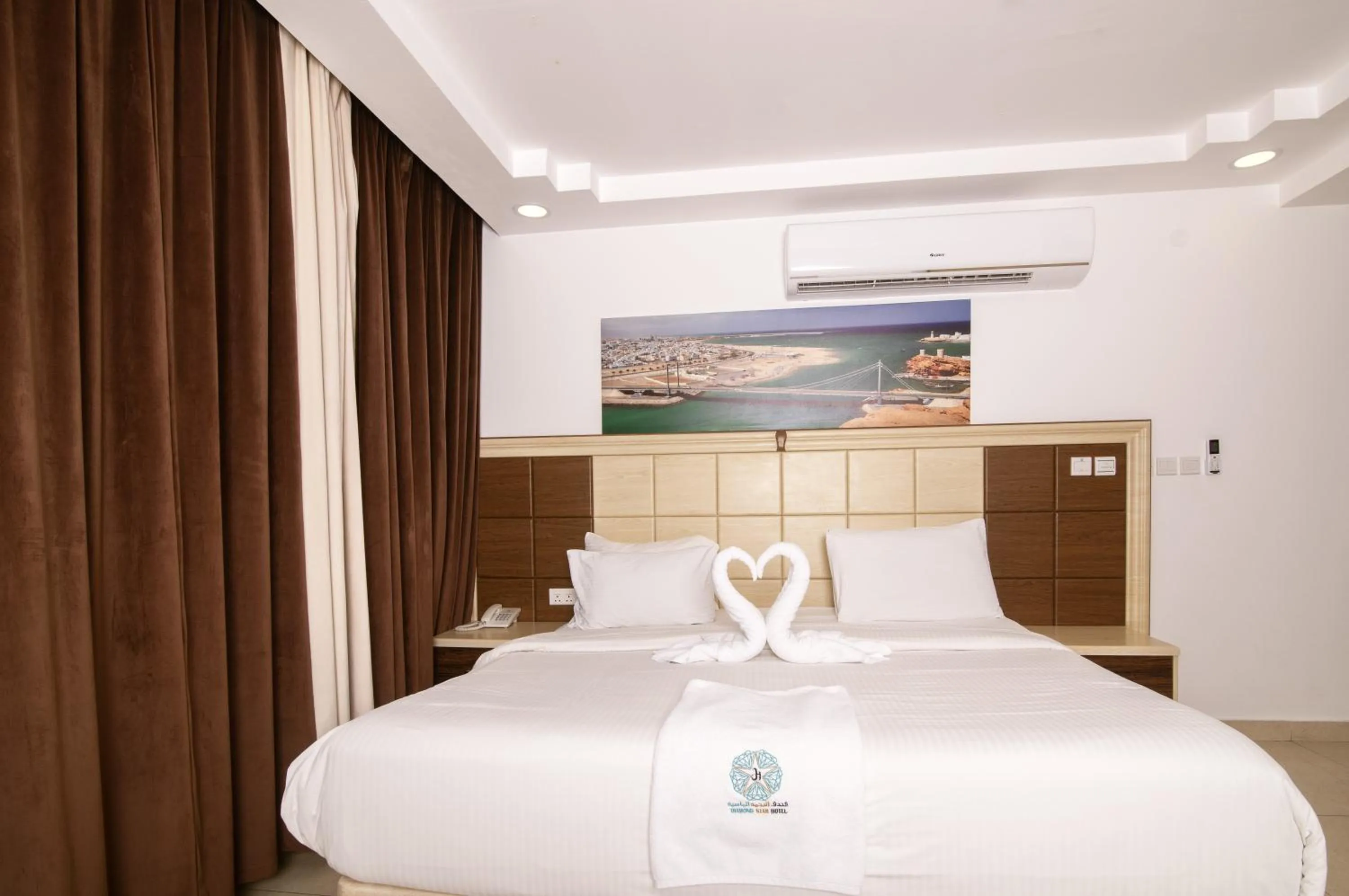 Bed in Diamond Star Hotel فندق النجمة الماسية