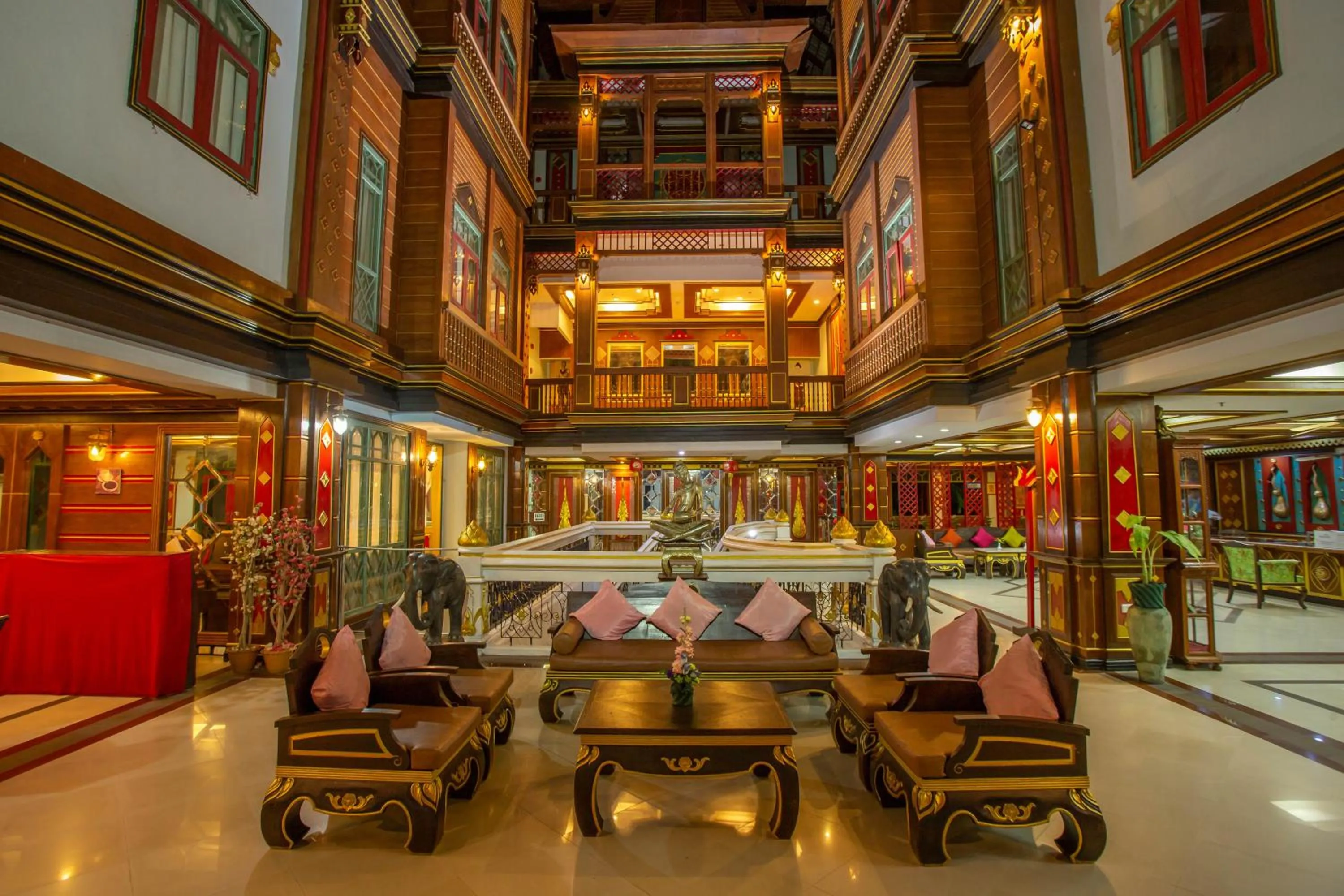 Seating area in Krabi Nature Beach Resort