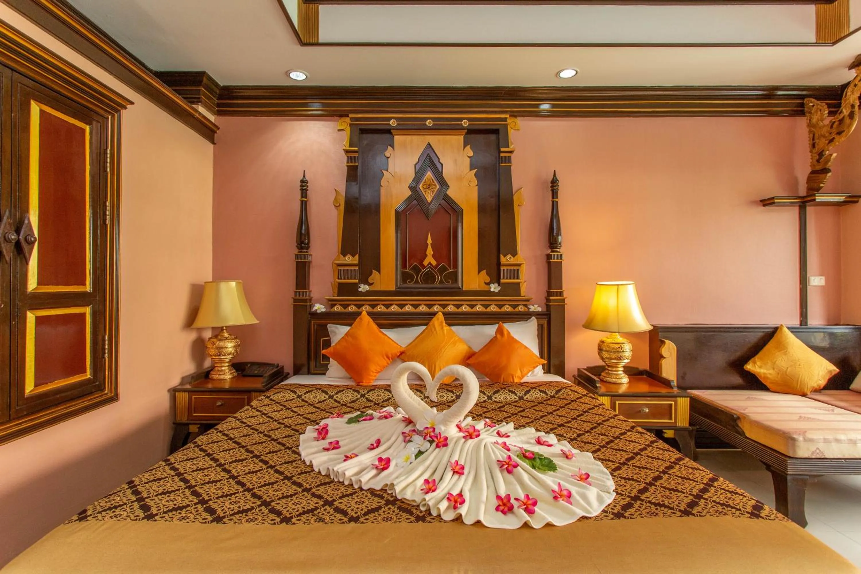 Bed in Krabi Nature Beach Resort