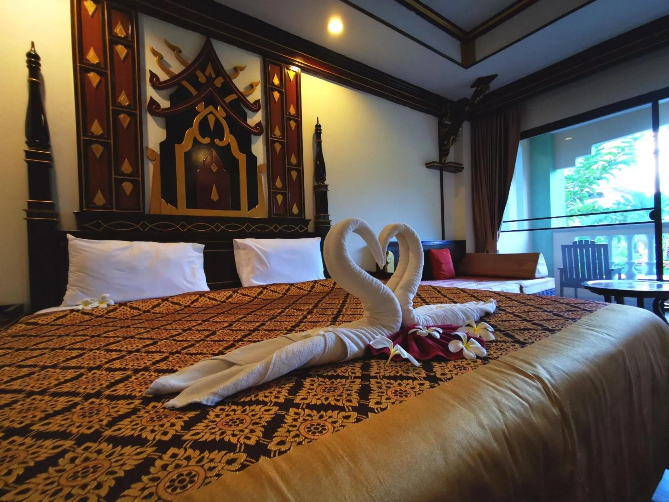 Bed in Krabi Nature Beach Resort