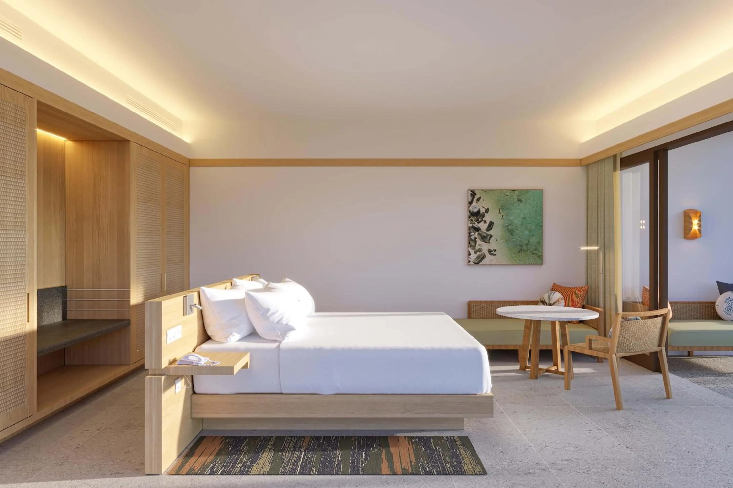 Photo of the whole room, Bed in Sheraton Belitung Resort