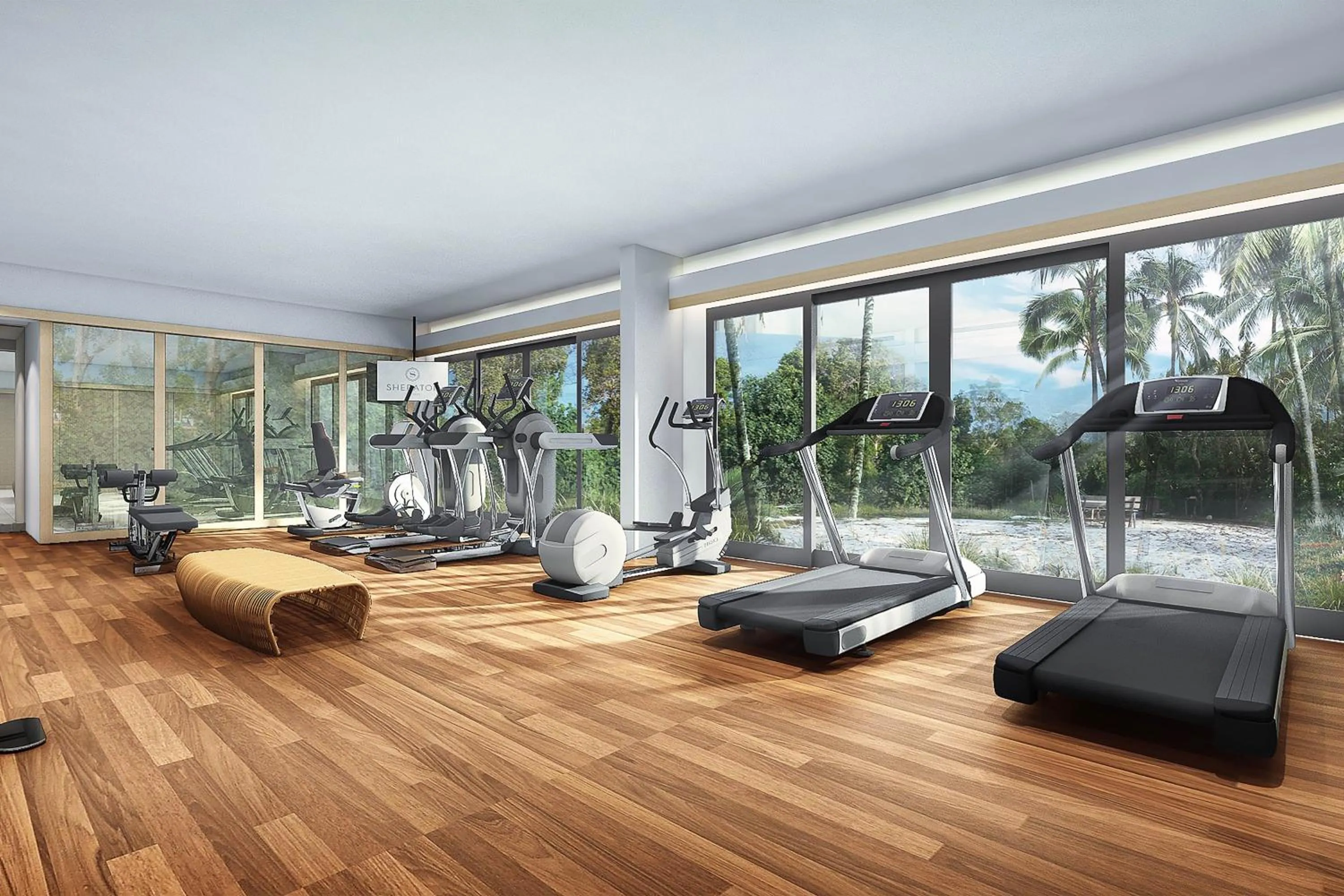 Fitness centre/facilities in Sheraton Belitung Resort