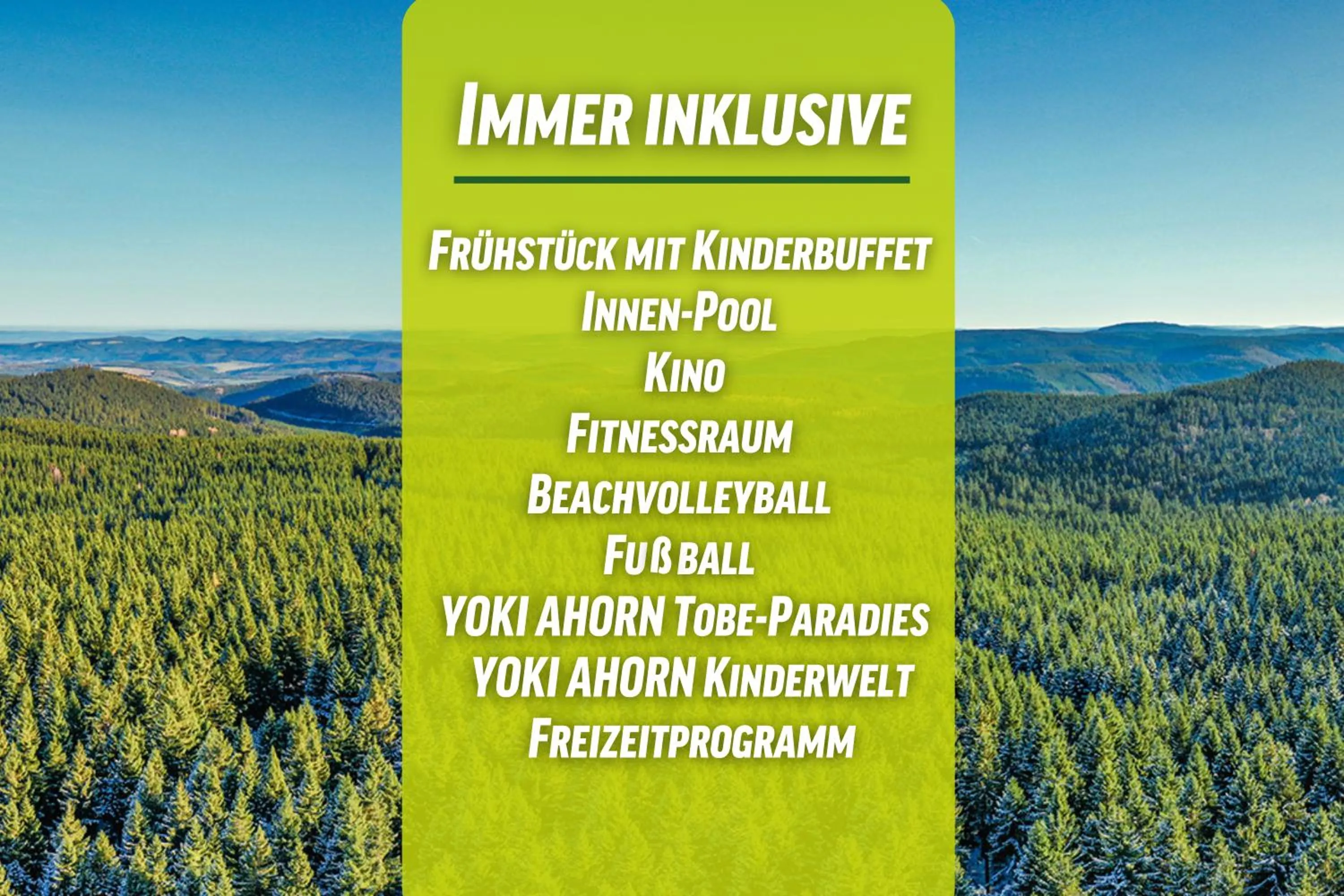 Natural landscape in AHORN Panorama Hotel Oberhof