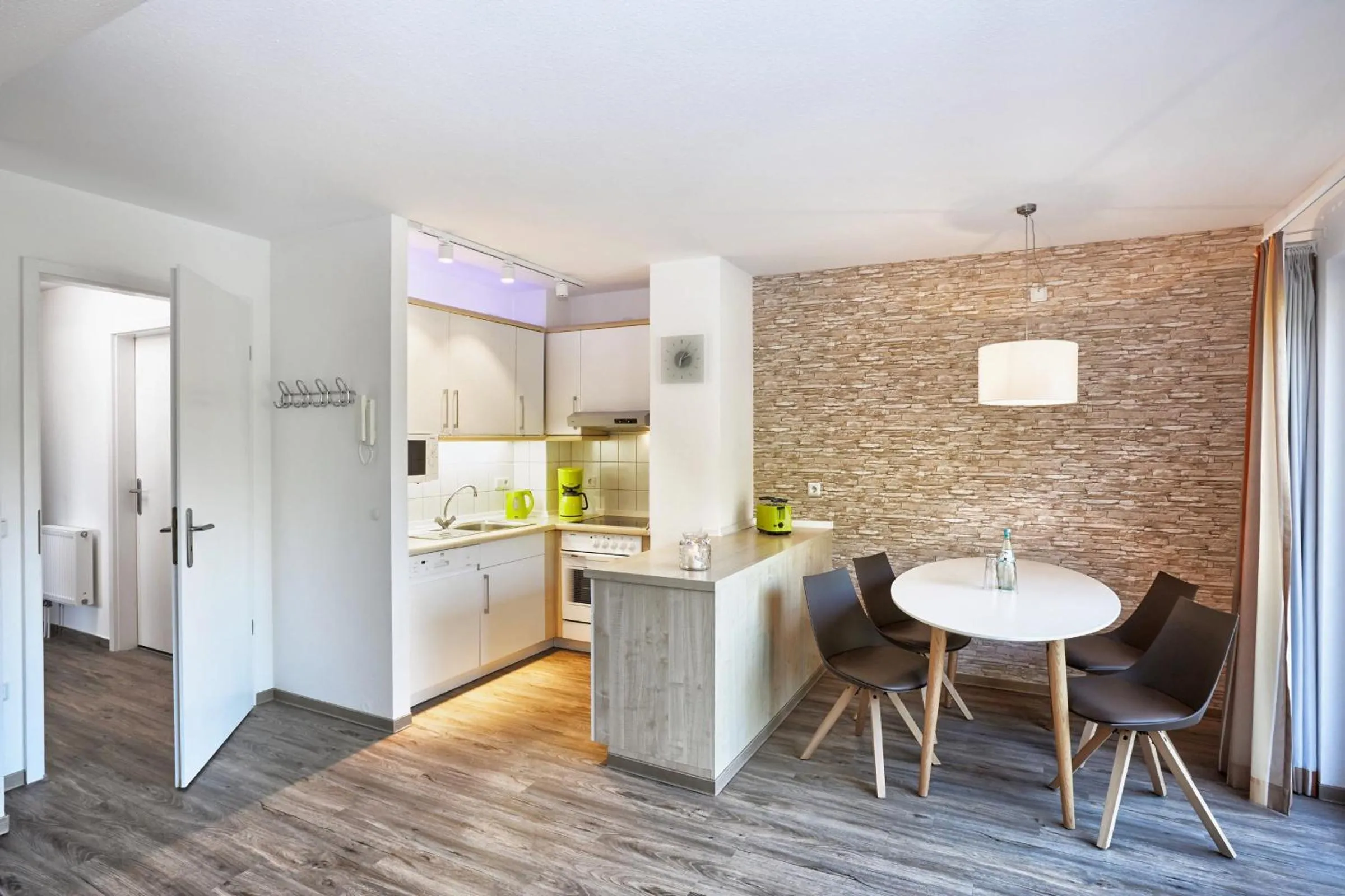 Kitchen or kitchenette in A plus Ferienpark Usedom