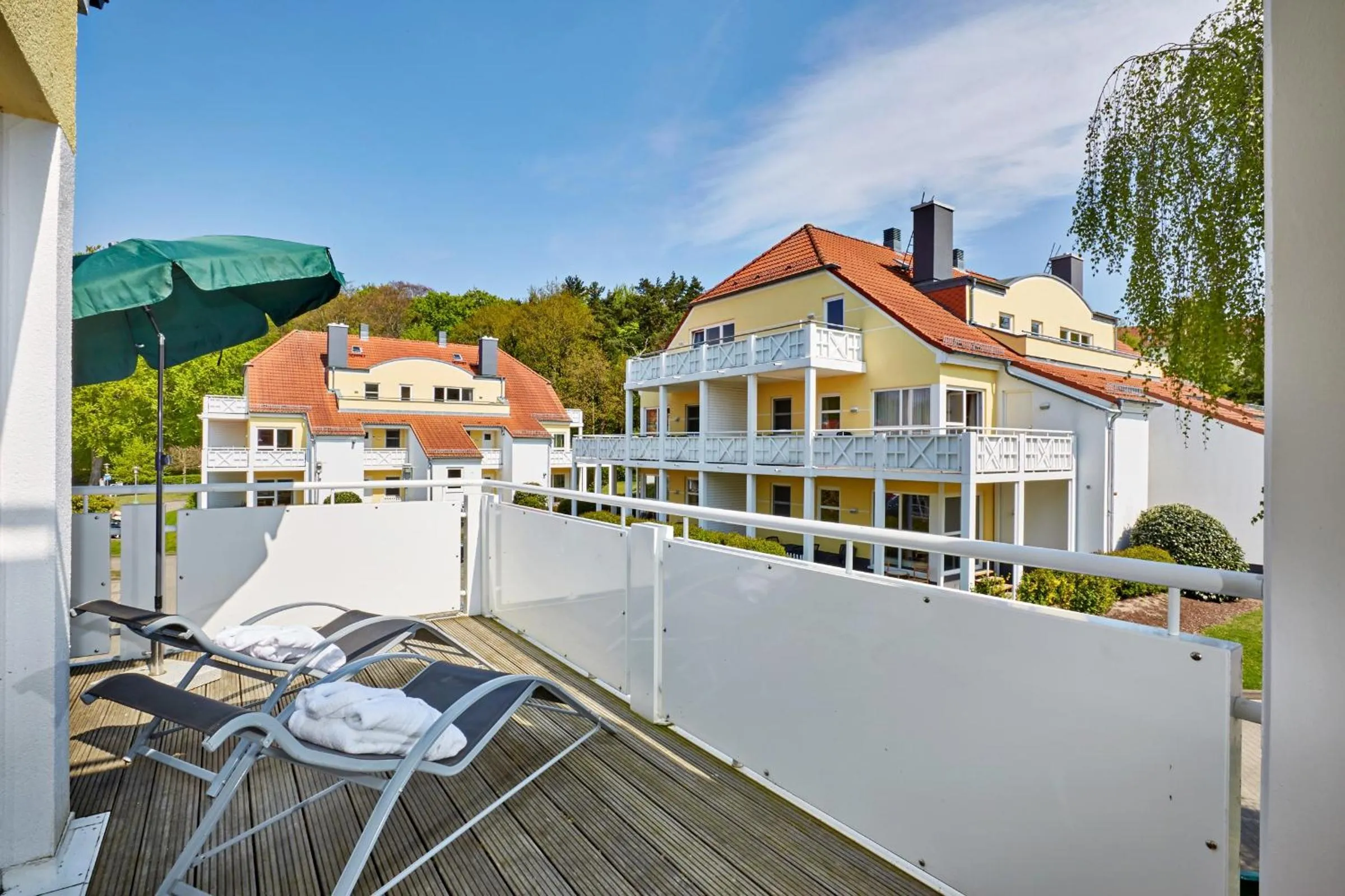 Balcony/Terrace in A plus Ferienpark Usedom