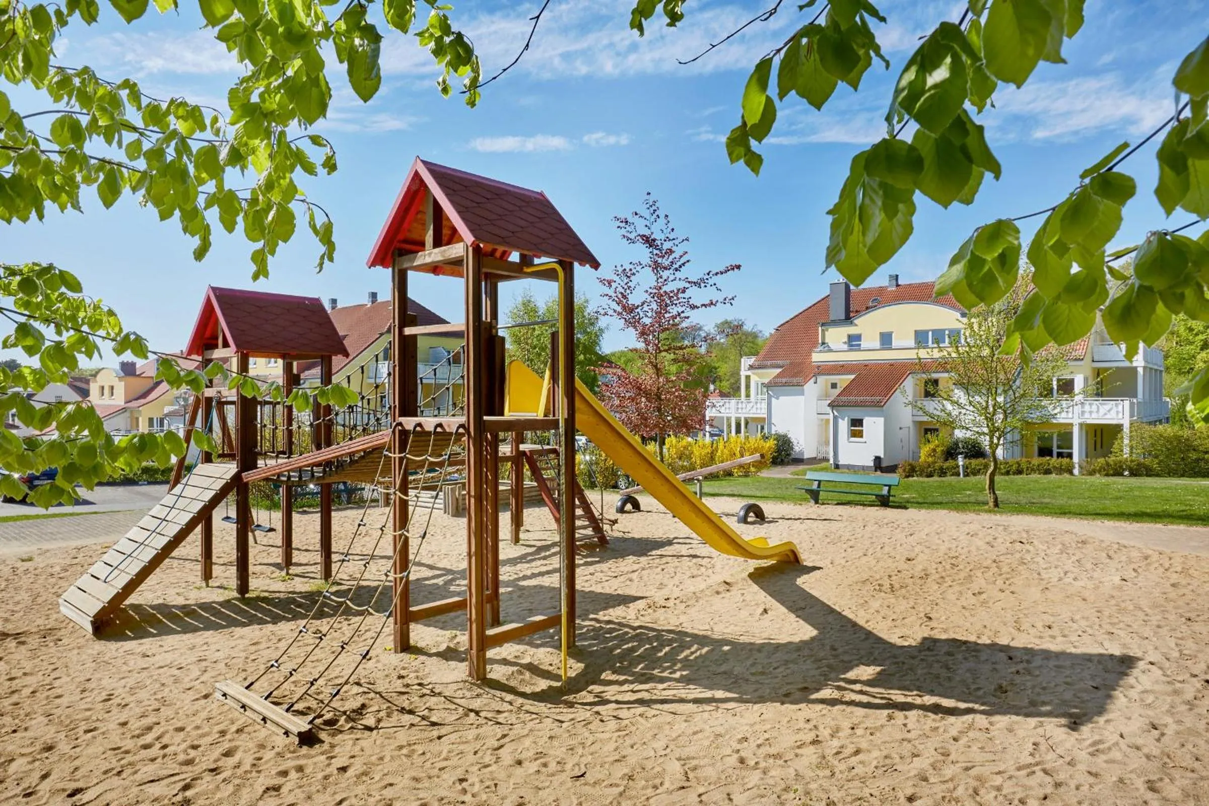 Children play ground in A plus Ferienpark Usedom