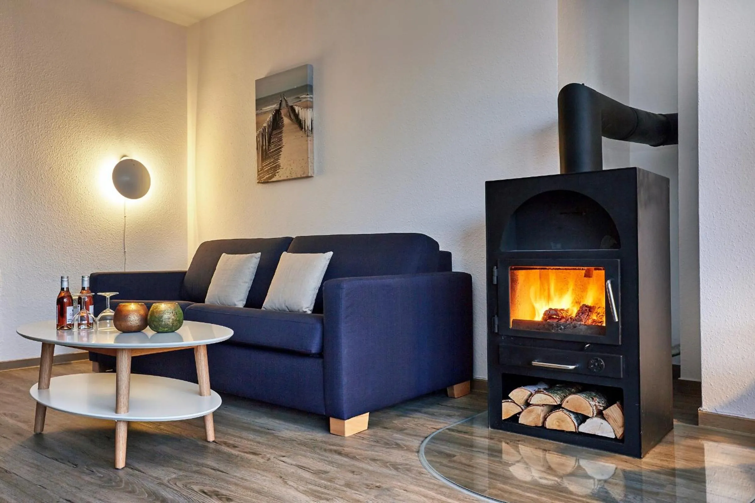 Living room in A plus Ferienpark Usedom