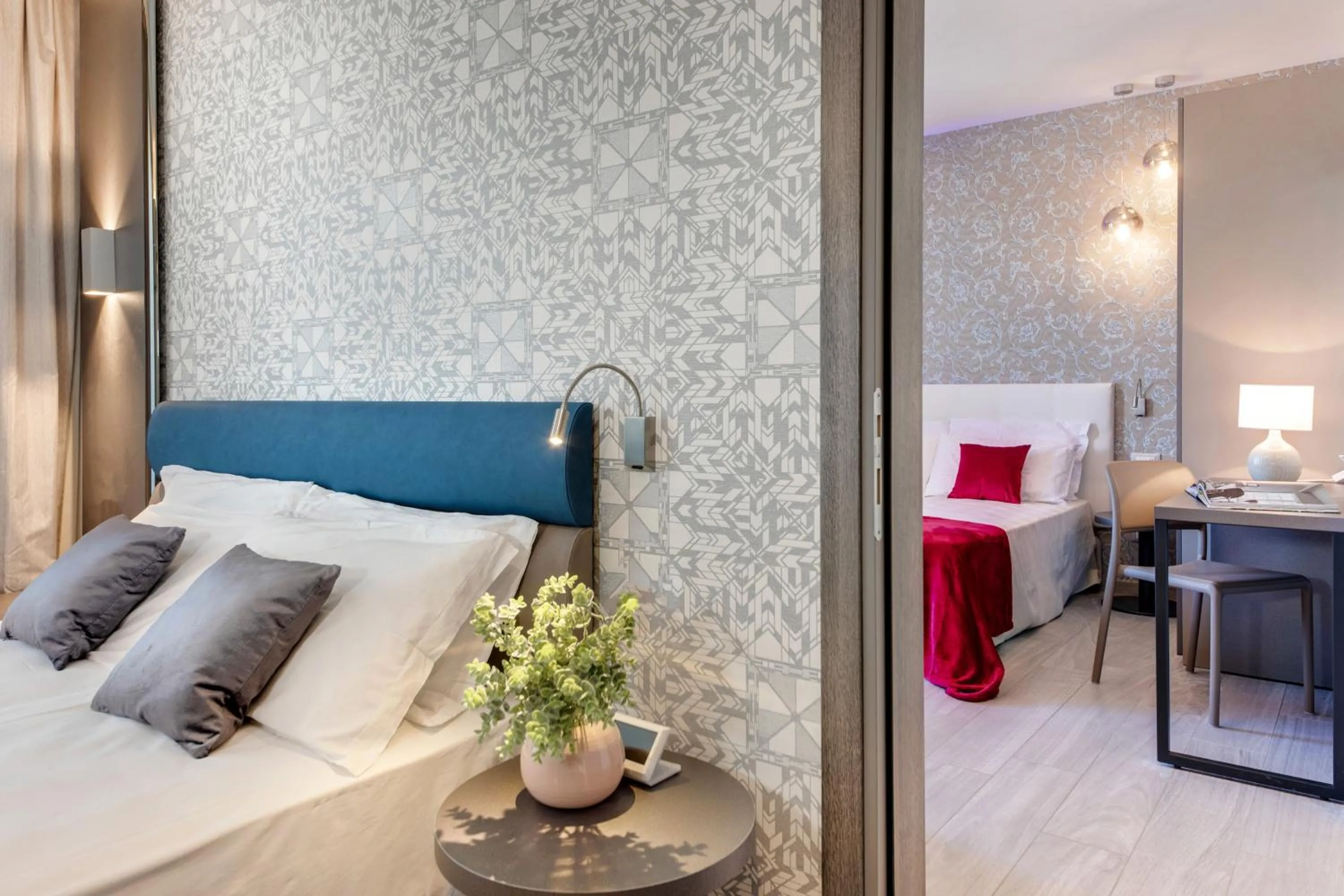 Photo of the whole room, Bed in Romagna Suite Hotel