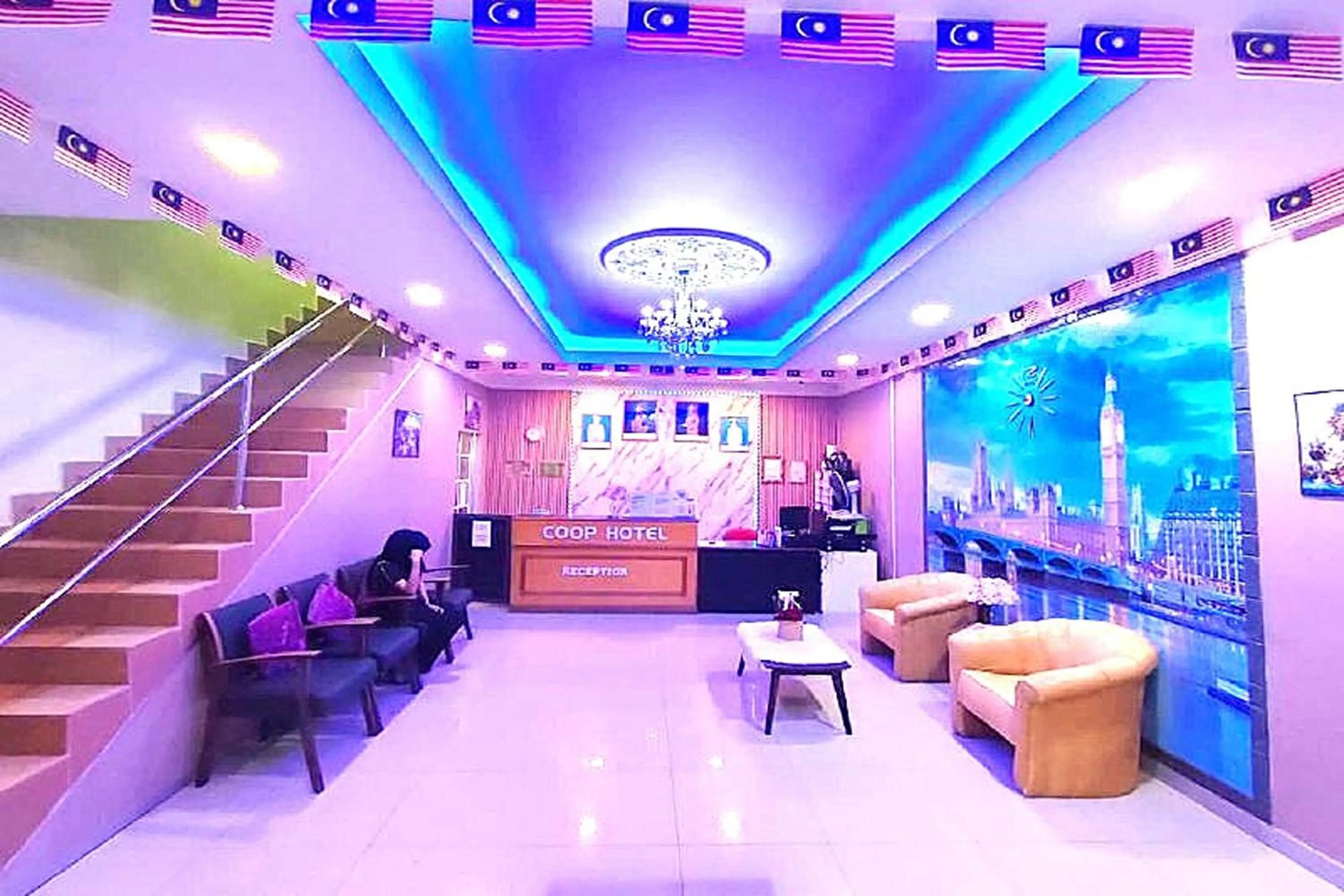Lobby or reception in Coop Hotel Kangar