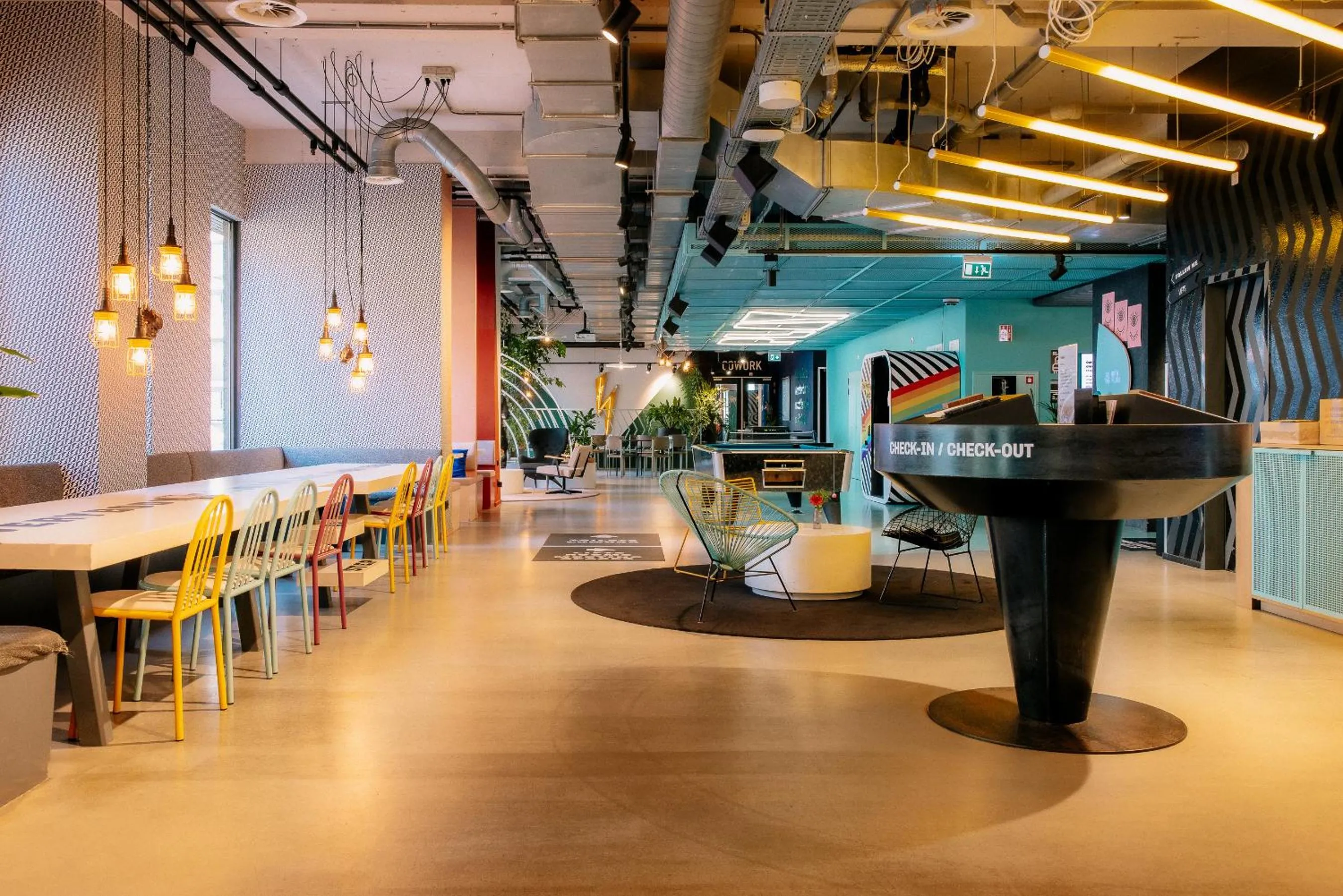 Lobby or reception in The Social Hub Amsterdam West 4 star