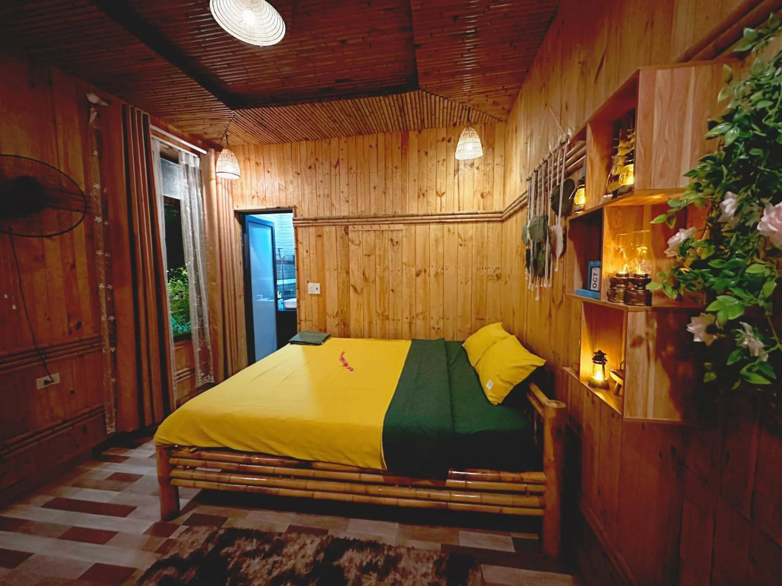 Bed in Trang An Moon Garden Homestay