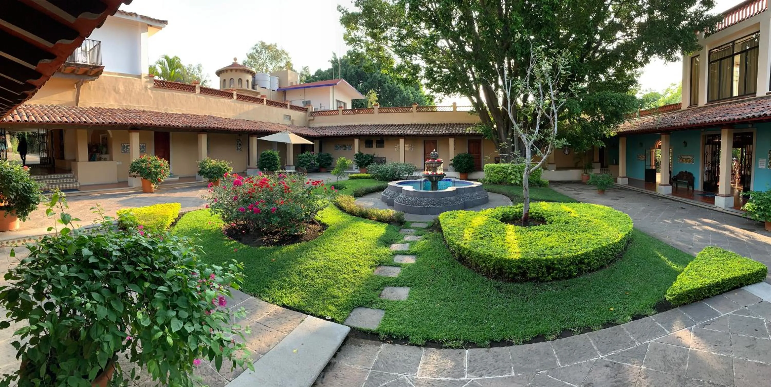 Garden in Hotel Spa Posada Tlaltenango