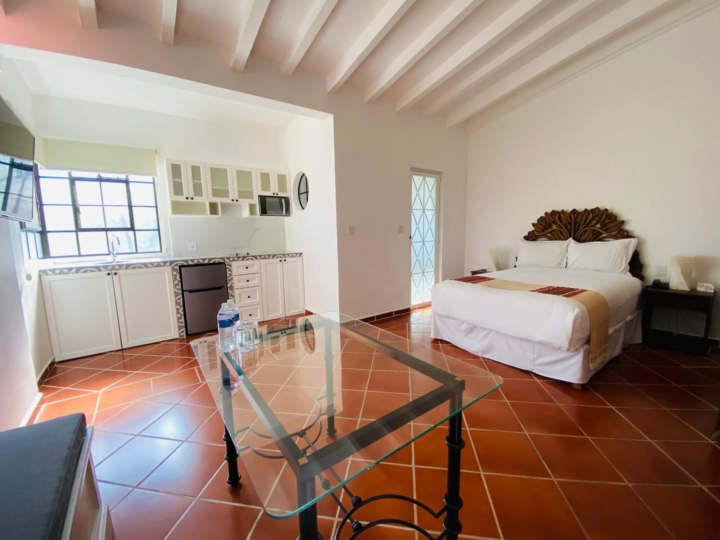 Photo of the whole room, Bed in Hotel Spa Posada Tlaltenango