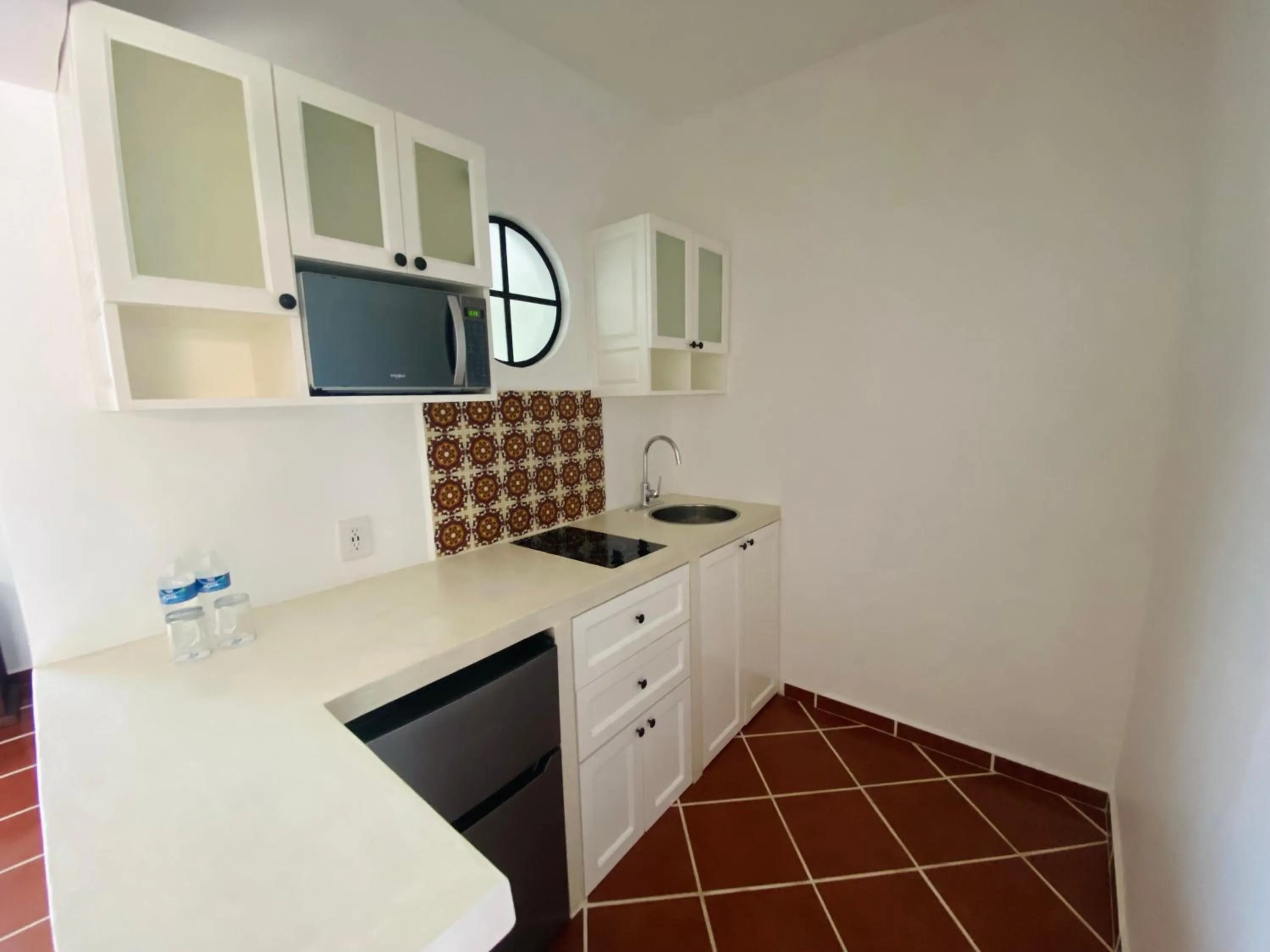 Kitchen or kitchenette in Hotel Spa Posada Tlaltenango