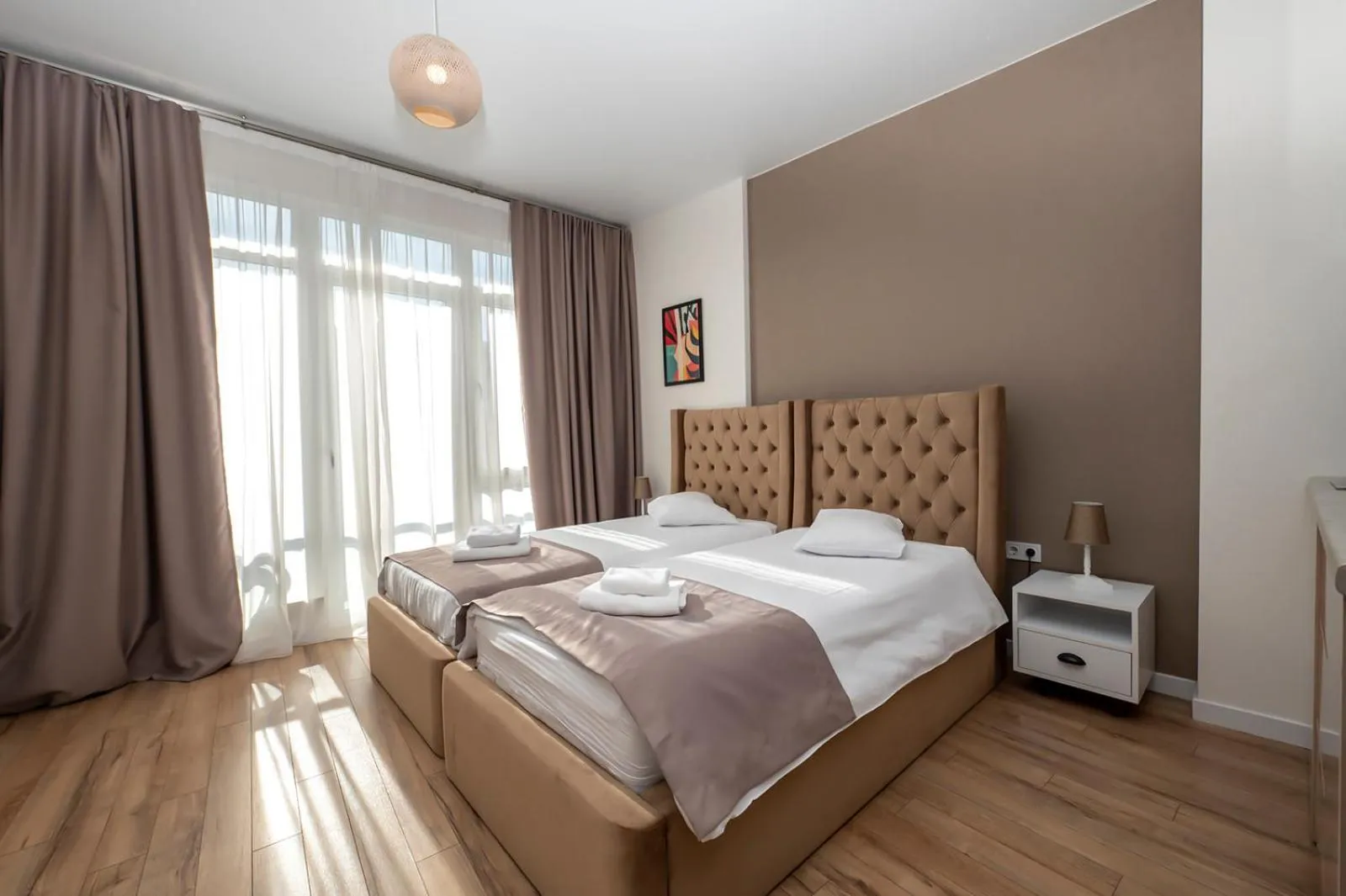 Standard Twin Room with Pool View in White Sails Residential Hotel