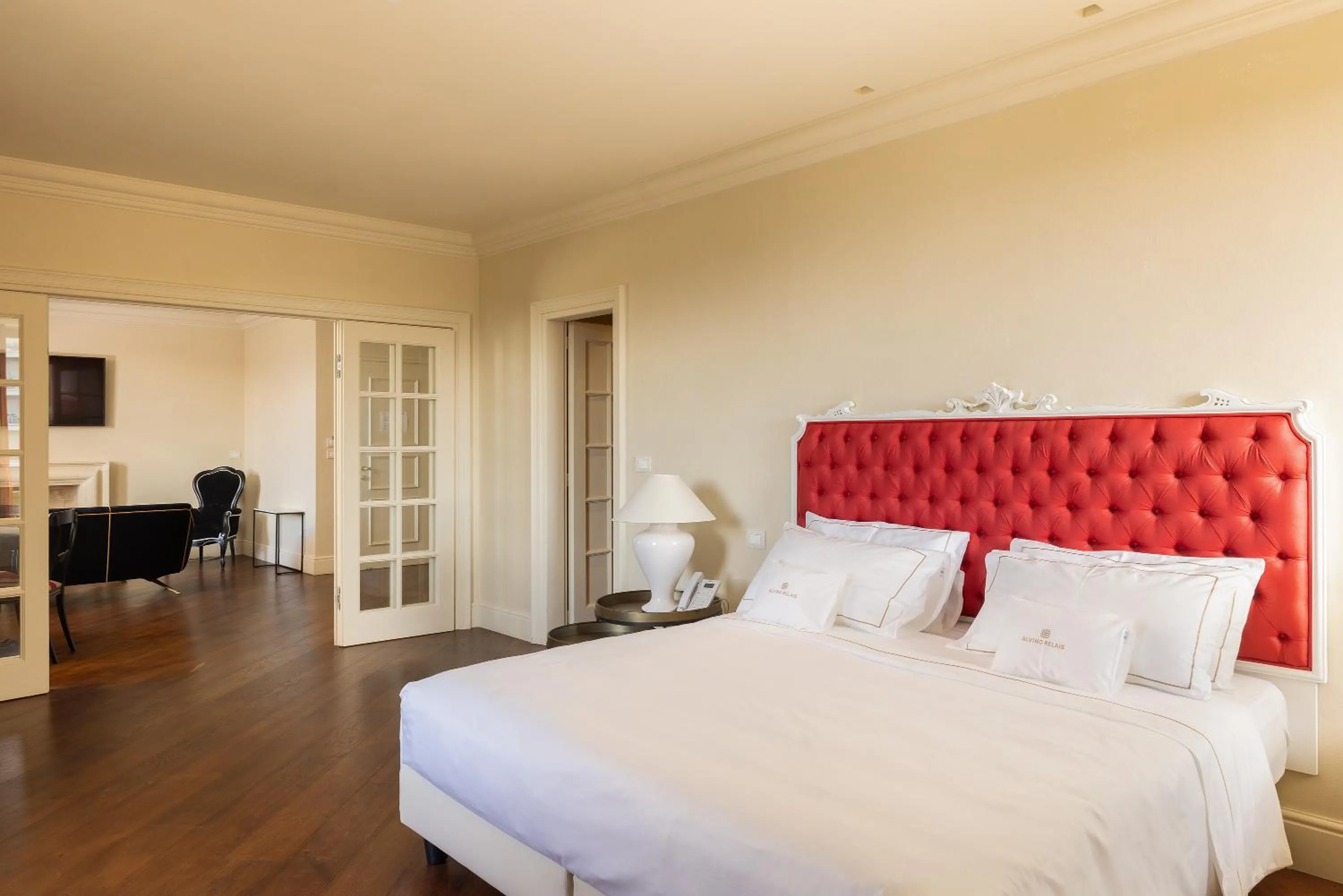 Bed in Alvino Relais Mulino Contemporaneo