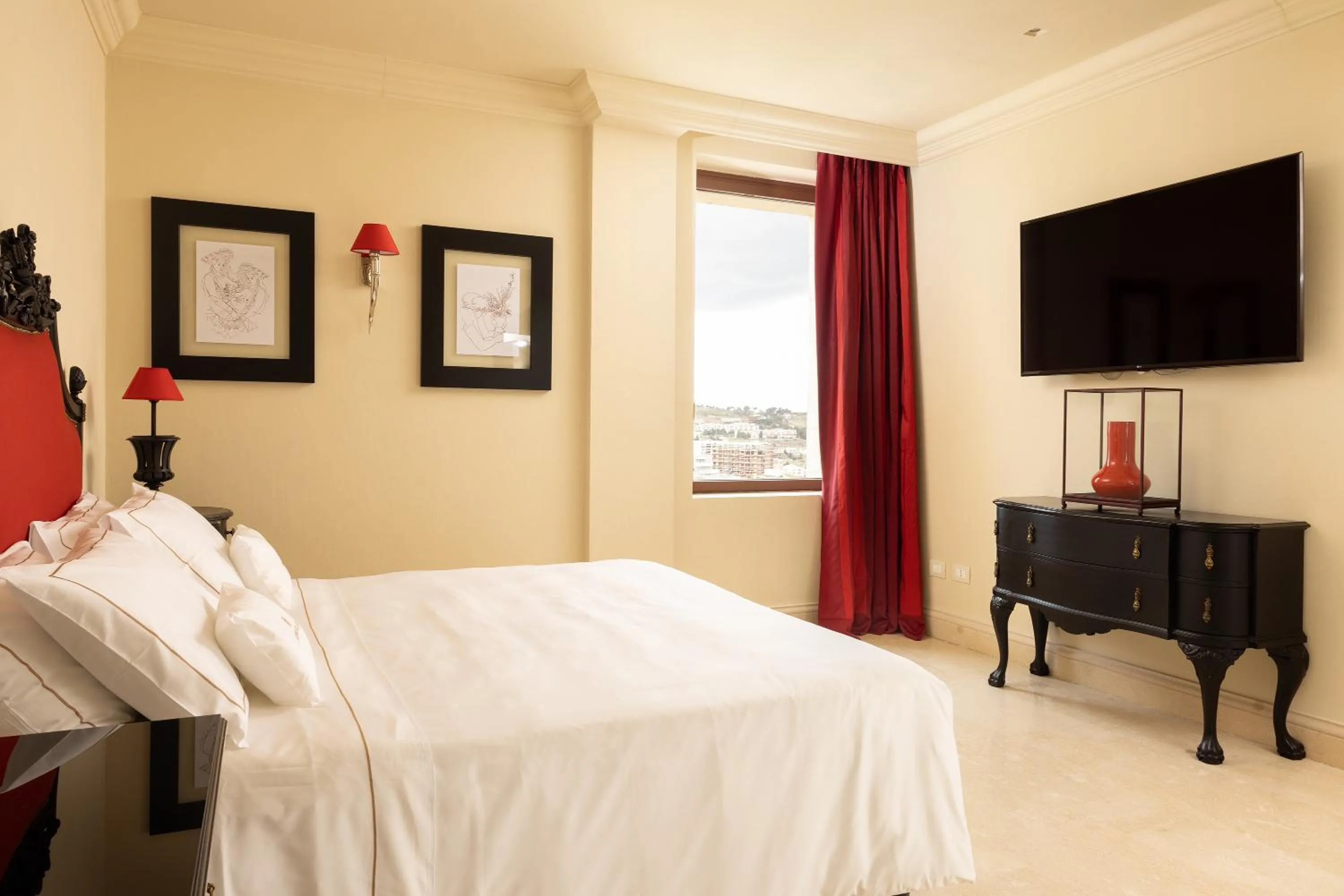 Bed in Alvino Relais Mulino Contemporaneo