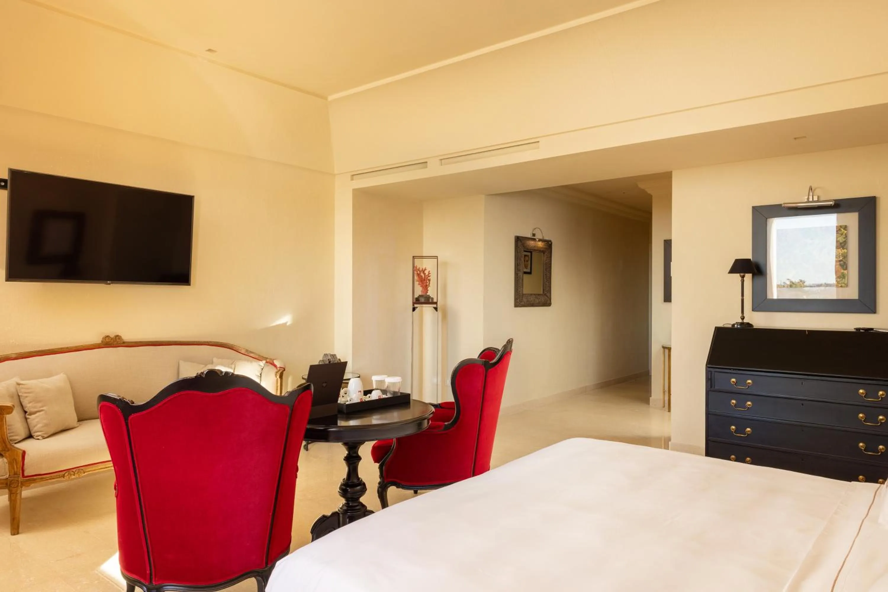 Bed in Alvino Relais Mulino Contemporaneo