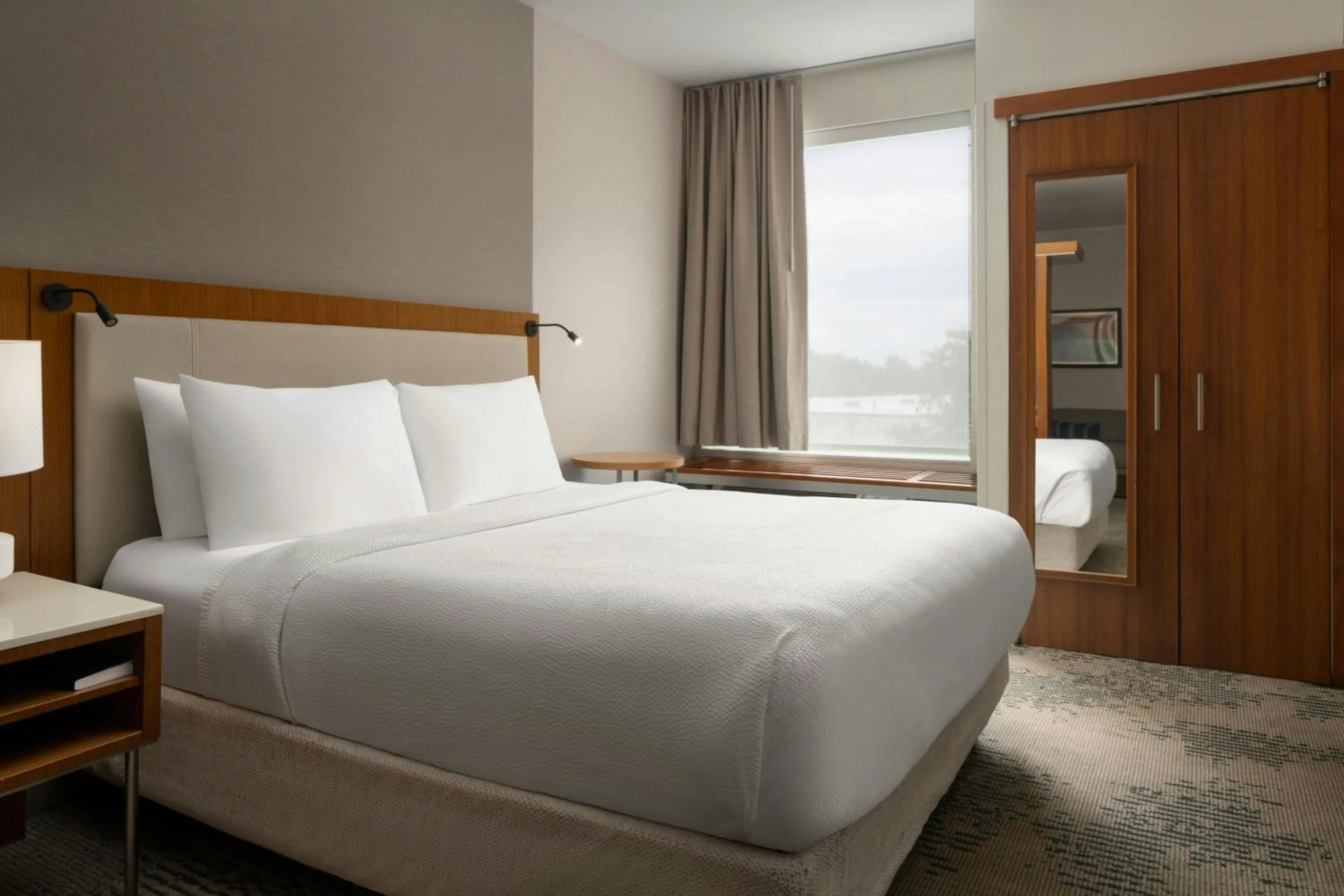 Bedroom, Bed in SpringHill Suites by Marriott Voorhees Mt. Laurel/Cherry Hill