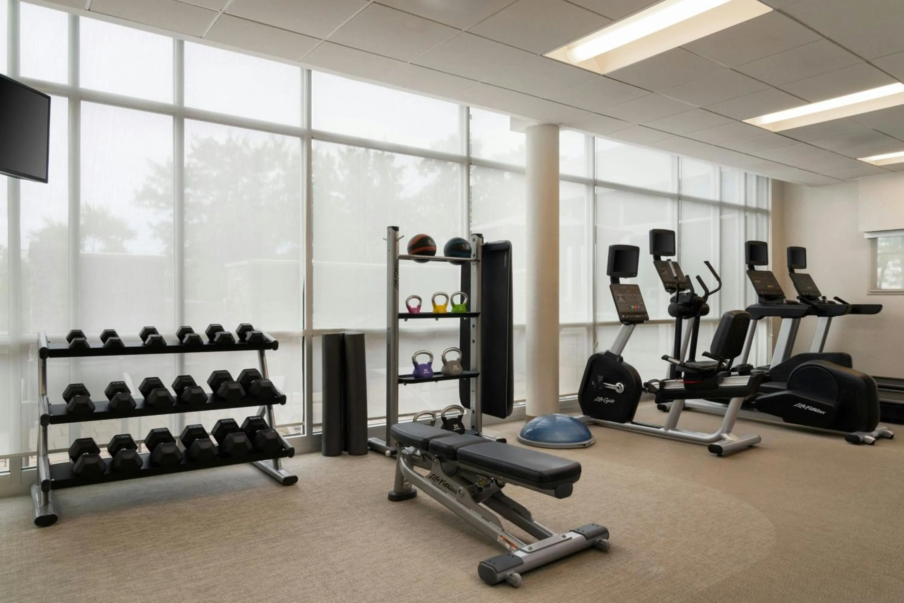 Fitness centre/facilities in SpringHill Suites by Marriott Voorhees Mt. Laurel/Cherry Hill