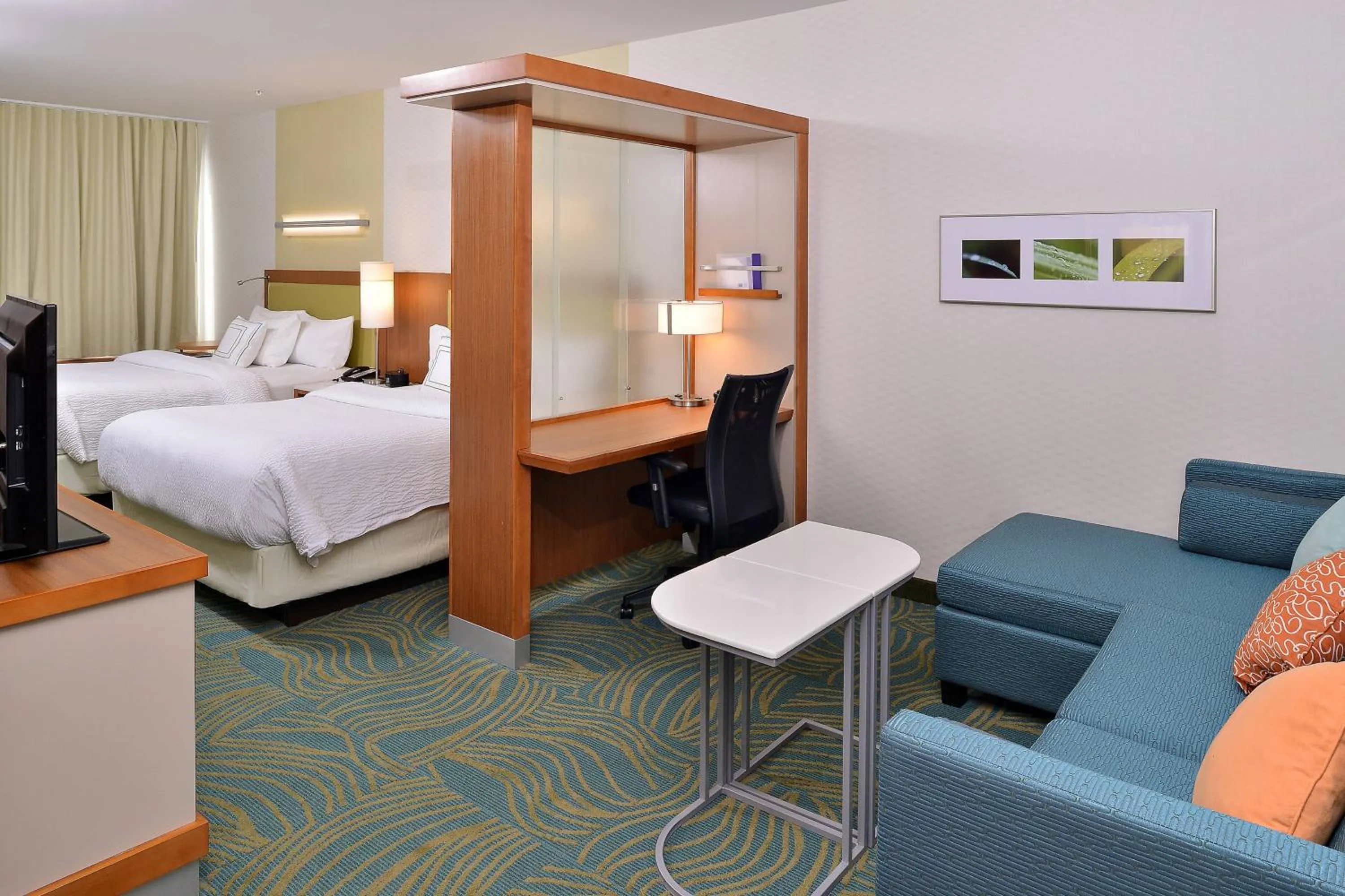 Photo of the whole room, Bed in SpringHill Suites by Marriott Voorhees Mt. Laurel/Cherry Hill