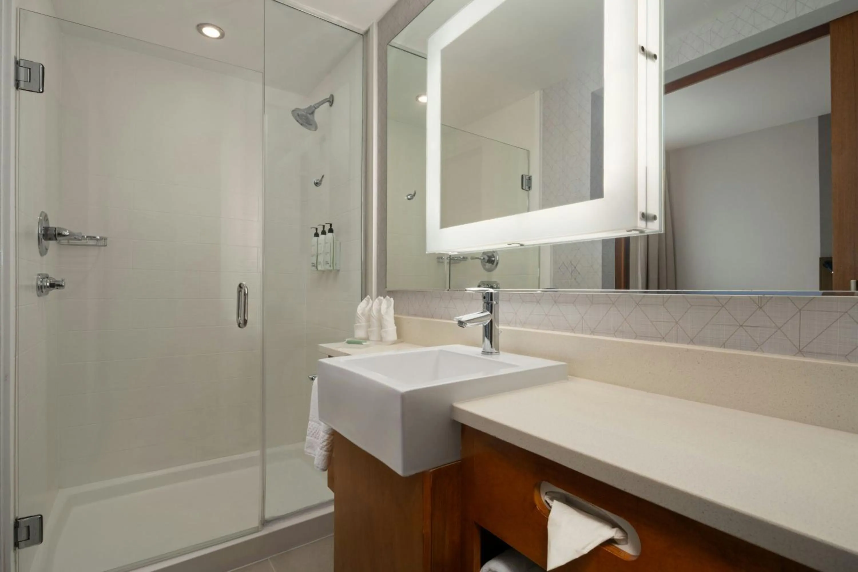 Bathroom in SpringHill Suites by Marriott Voorhees Mt. Laurel/Cherry Hill