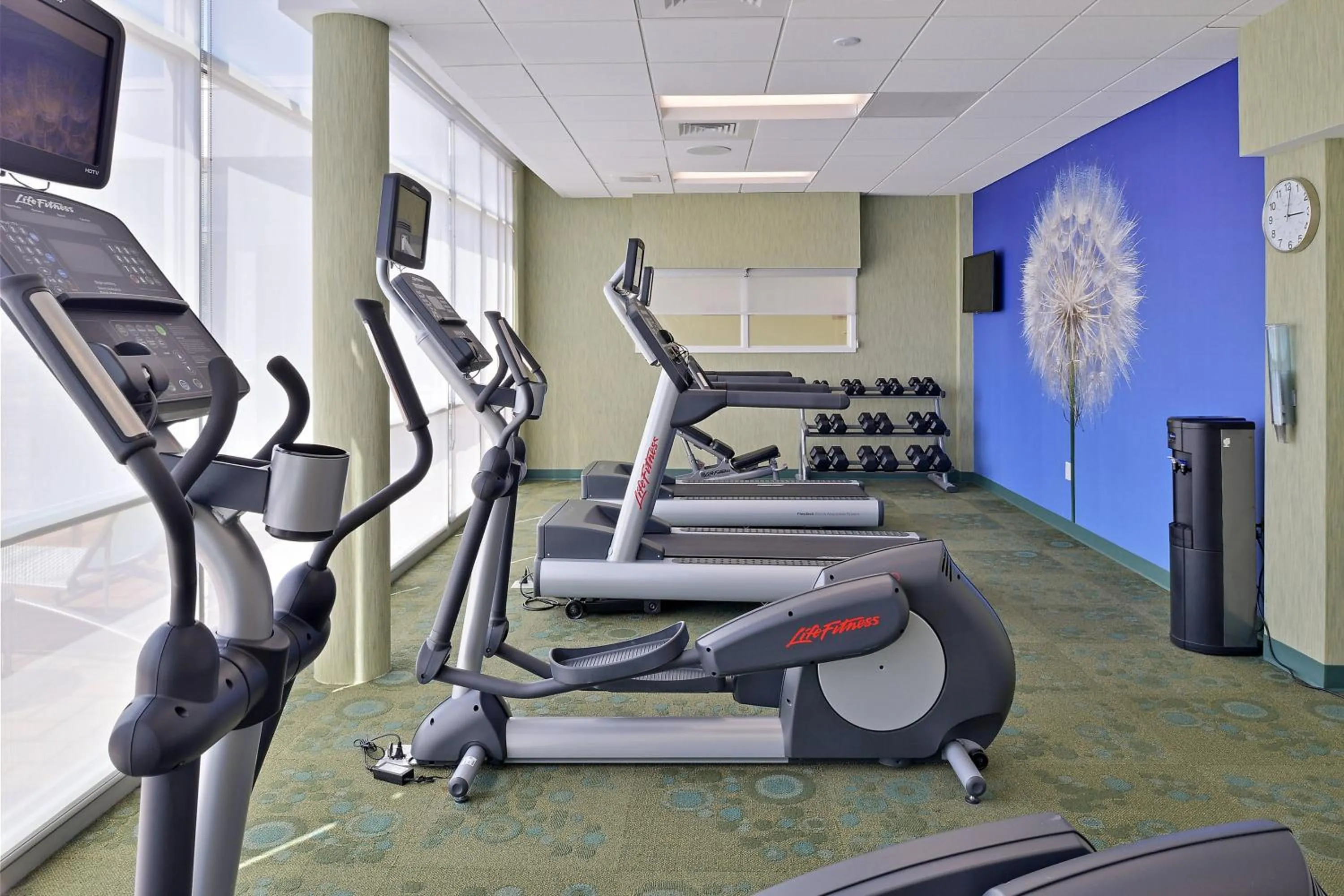 Fitness centre/facilities in SpringHill Suites by Marriott Voorhees Mt. Laurel/Cherry Hill