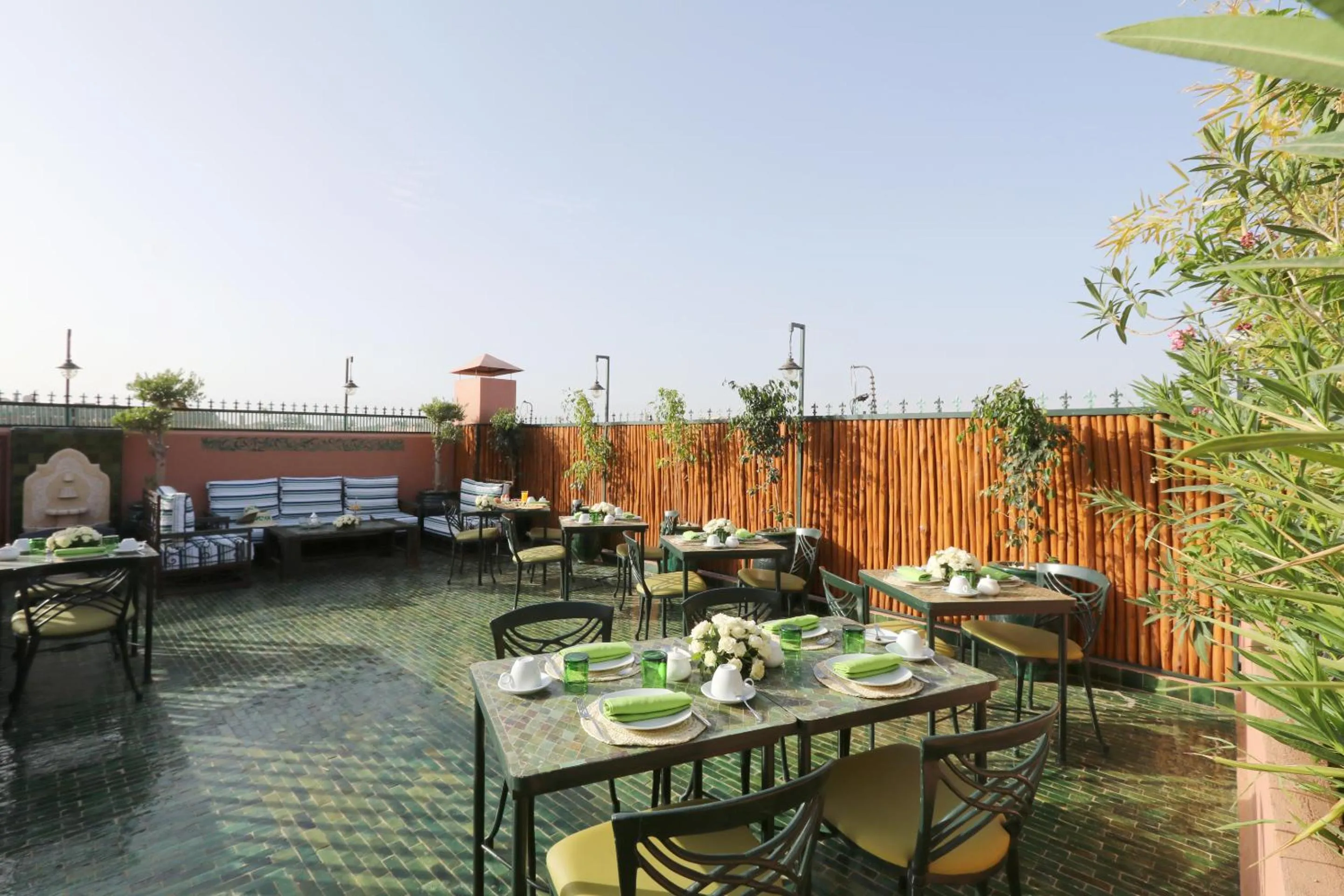 Patio in Riad Wazani Square & SPA