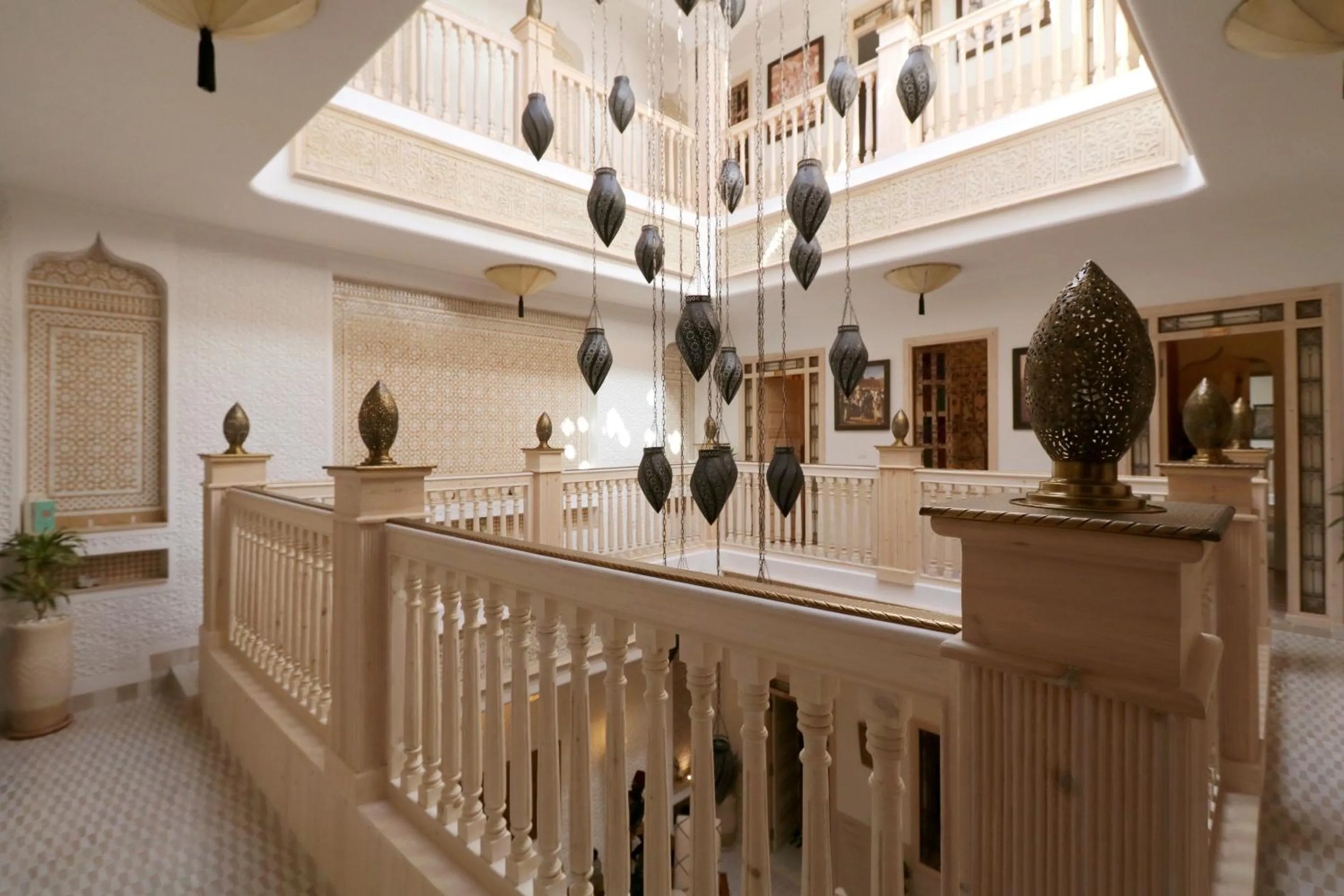 Balcony/Terrace in Riad Wazani Square & SPA