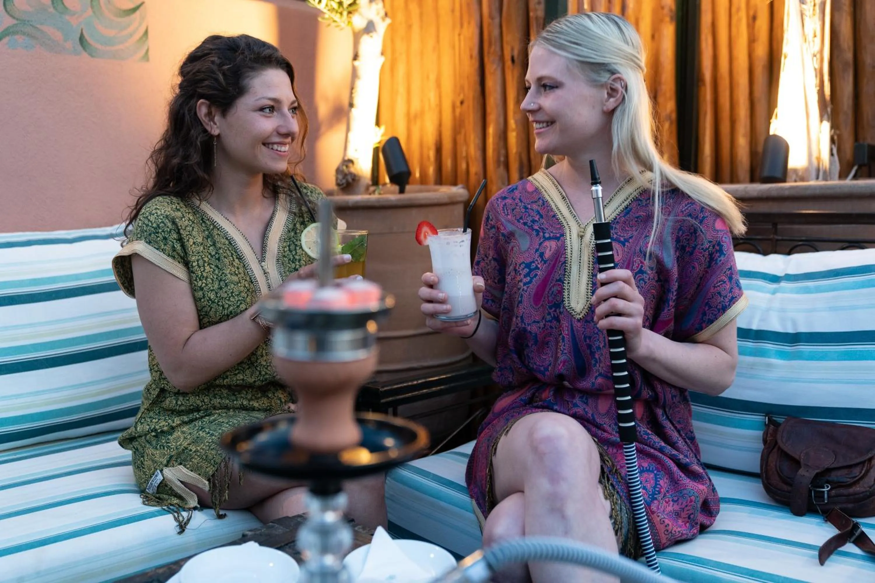 Food and drinks in Riad Wazani Square & SPA