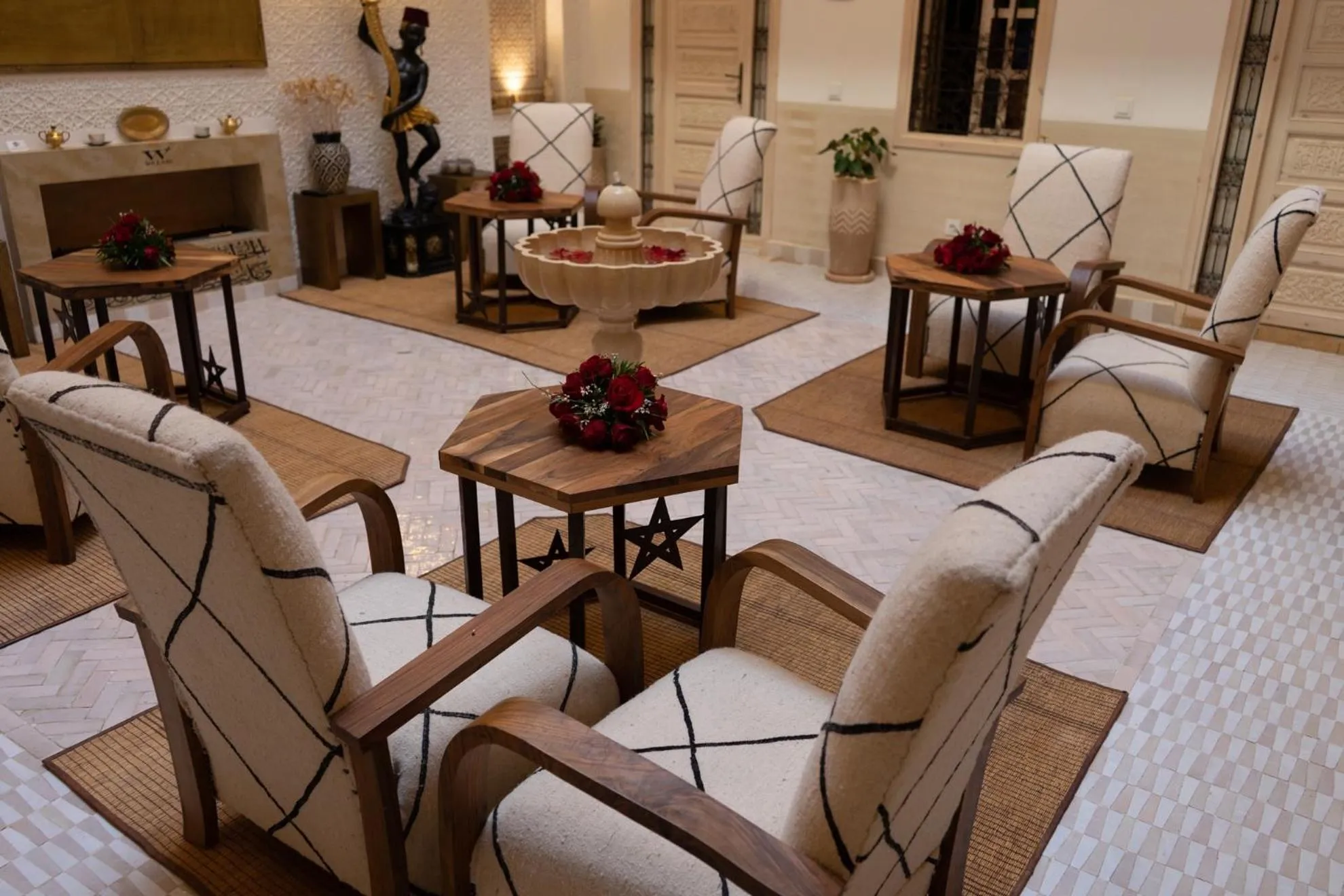 Patio in Riad Wazani Square & SPA