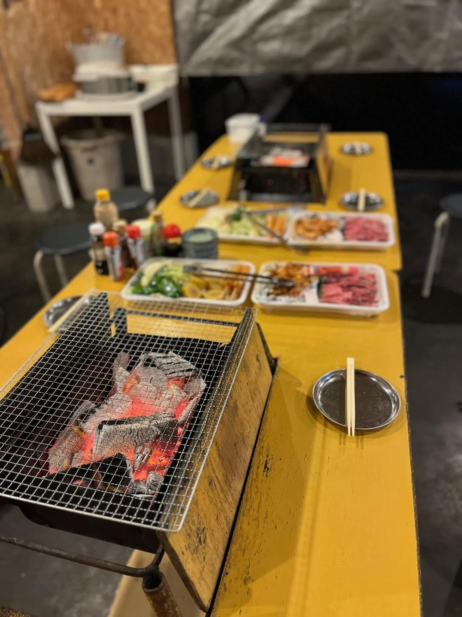 BBQ facilities in Biwako Makino Hifumikan