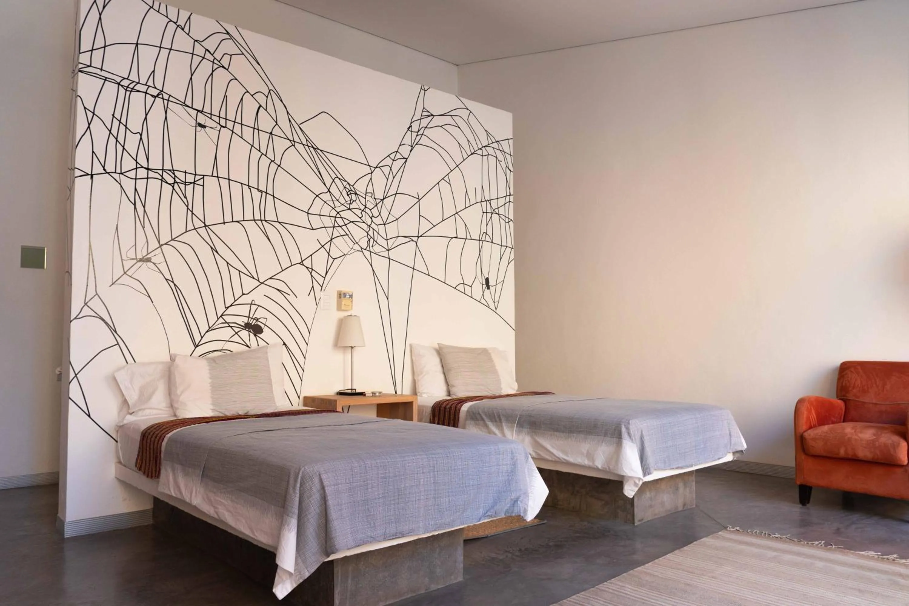 Bed in Hotel Cosijo - San Jeronimo Tlacochahuaya