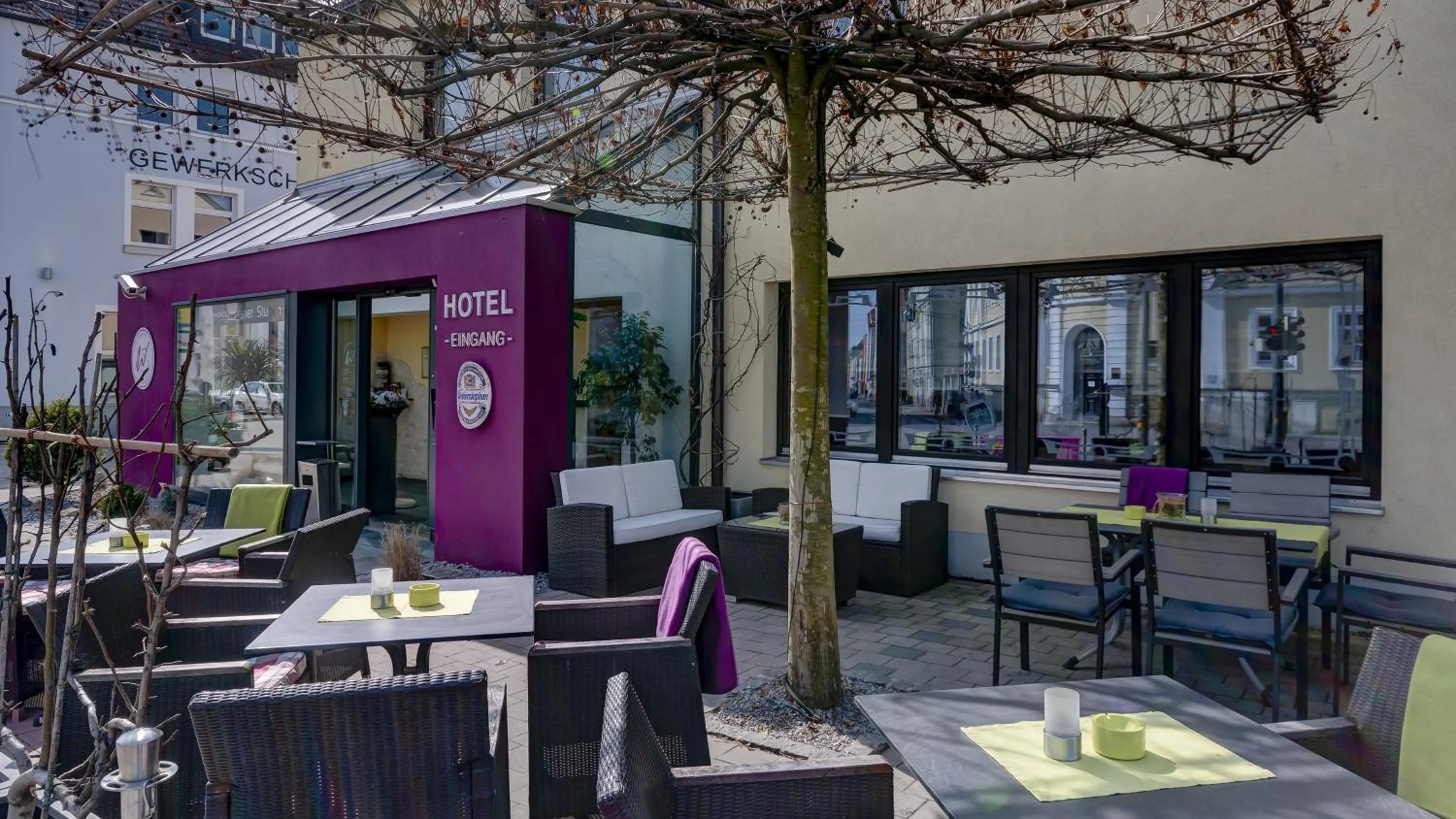 Balcony/Terrace in Hotel Restaurant Weihenstephaner Stuben