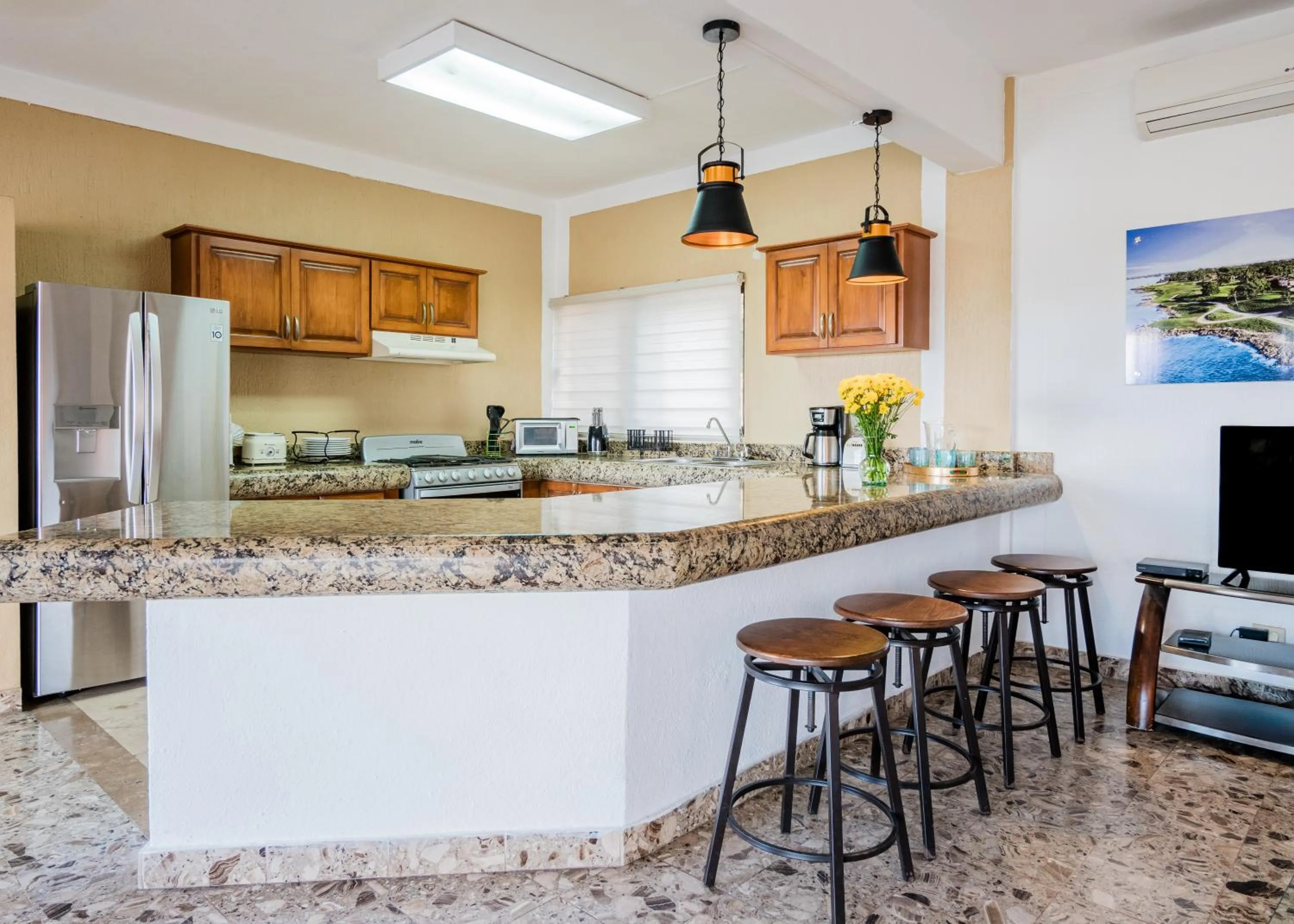 kitchen in Marina View Villas