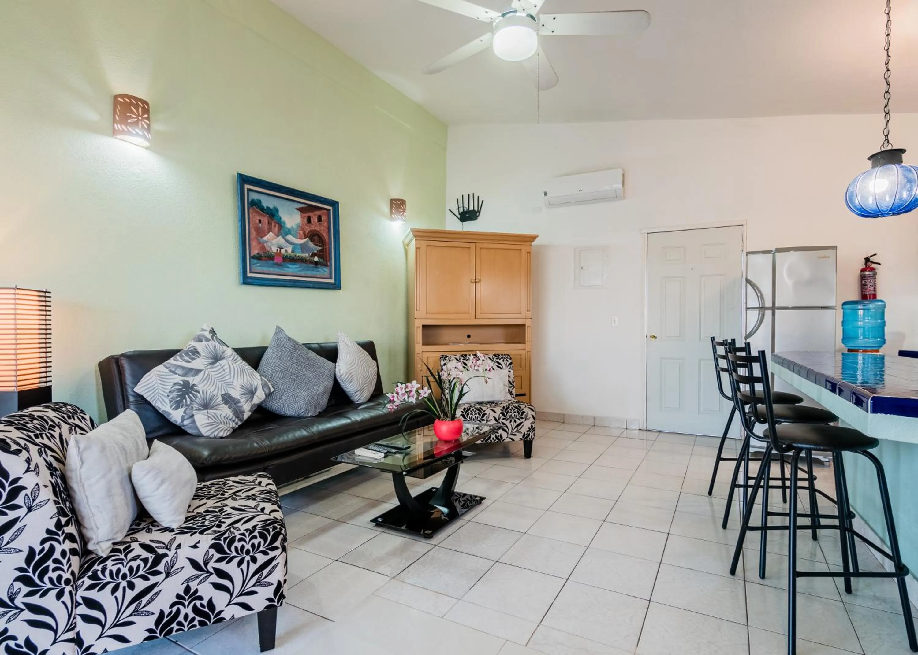 Living room in Marina View Villas