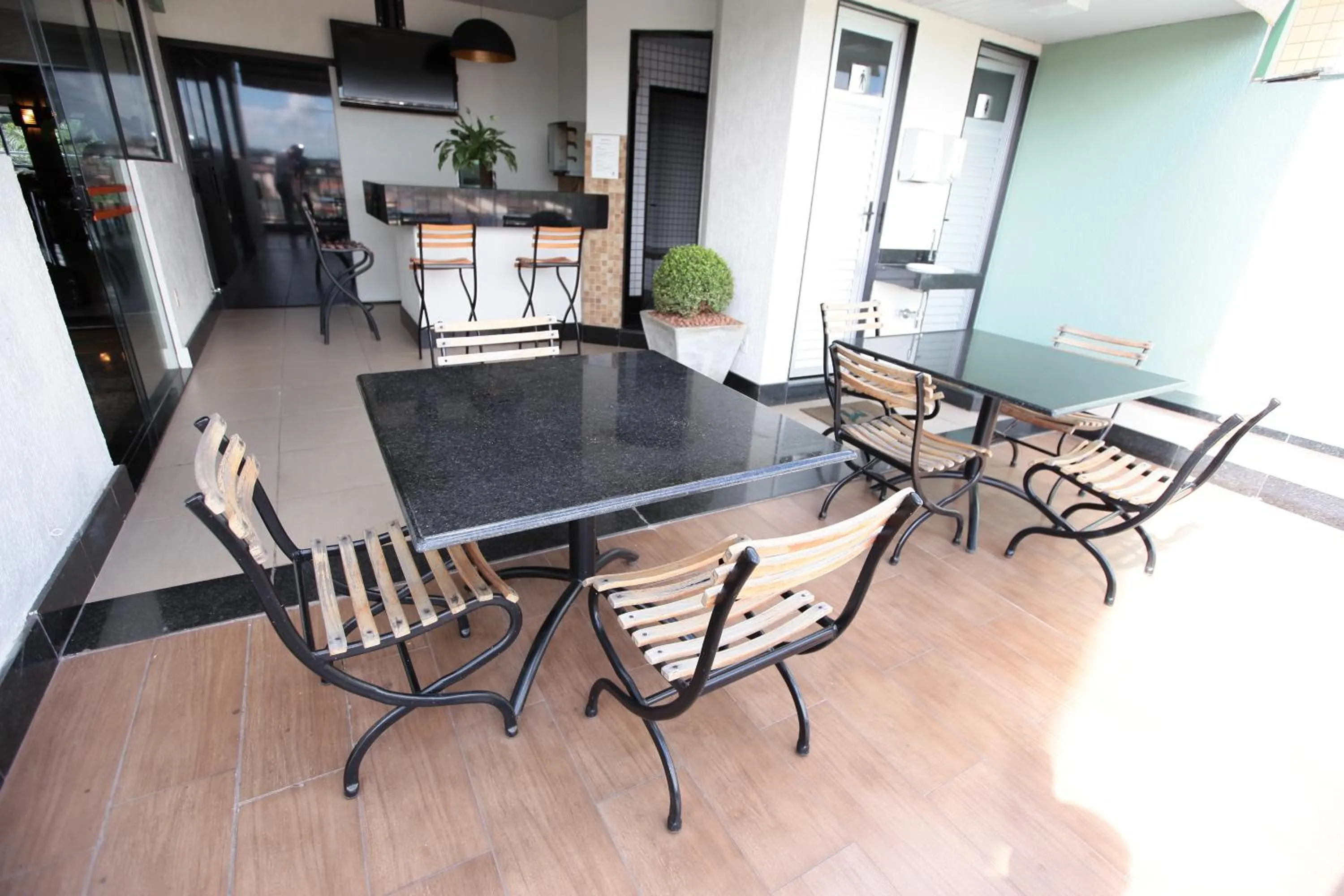 BBQ facilities in Manferrari Hotel