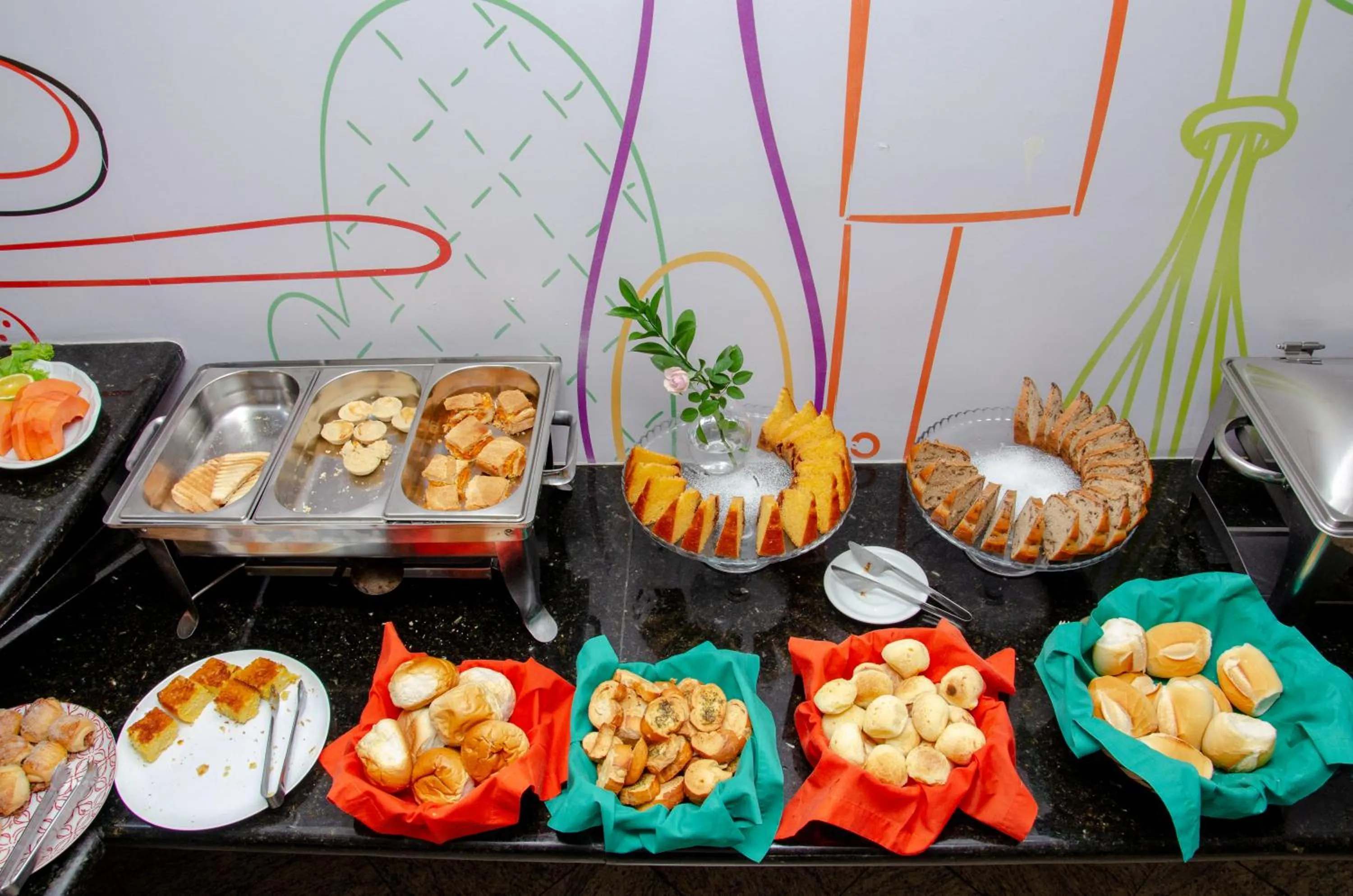 Buffet breakfast in Manferrari Hotel